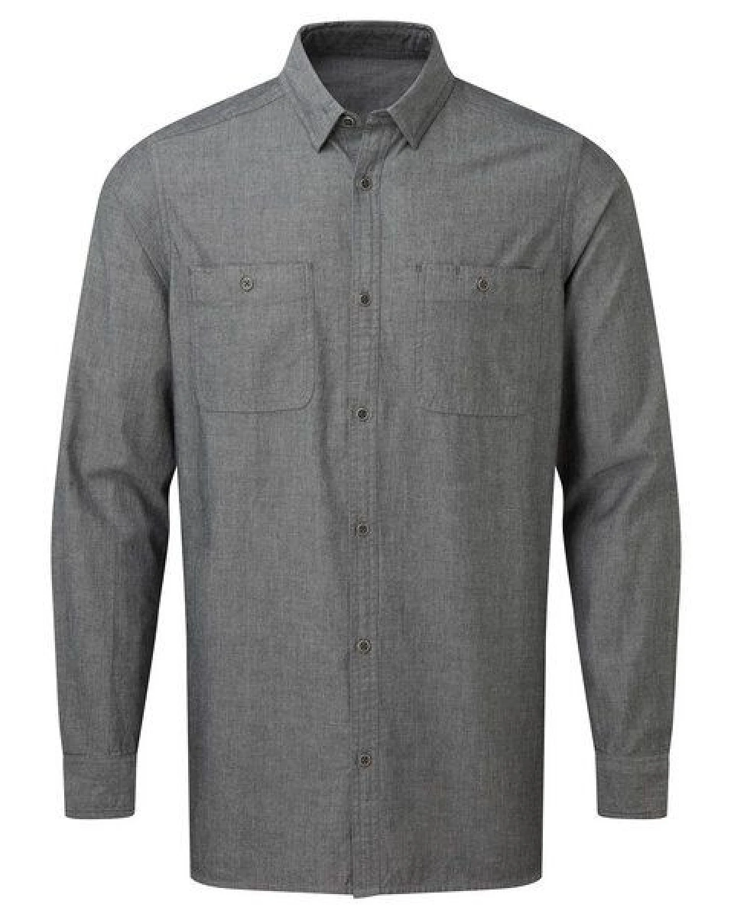 GARY MASH Herrenhemd Chambray aus Biobaumwolle – Ansicht 2
