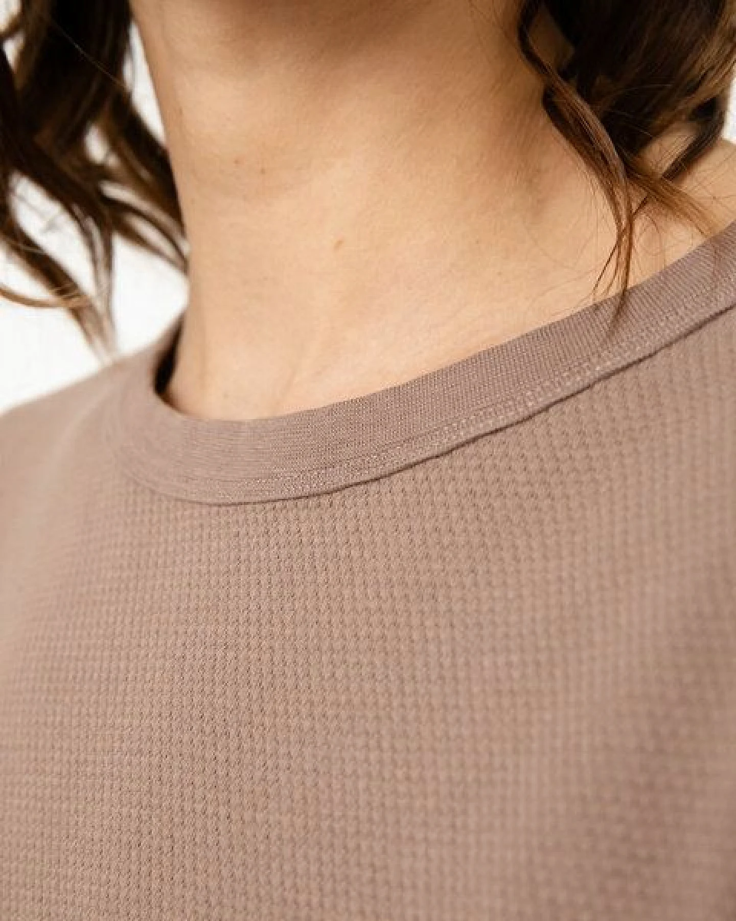 Rotholz Kurzes T-Shirt Waffle Cotton – Ansicht 3