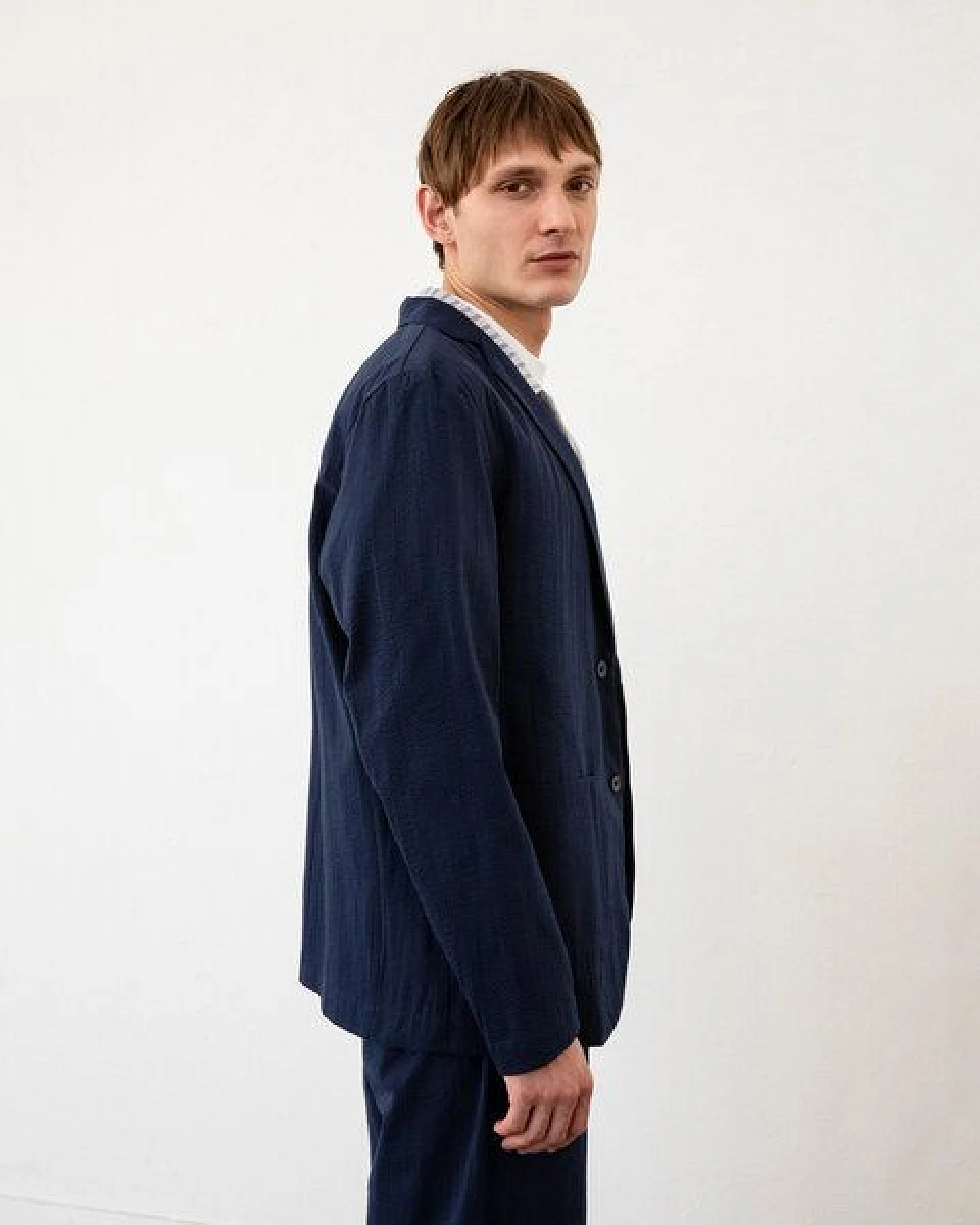 Rotholz Casual Blazer Bio Baumwolle – Ansicht 2