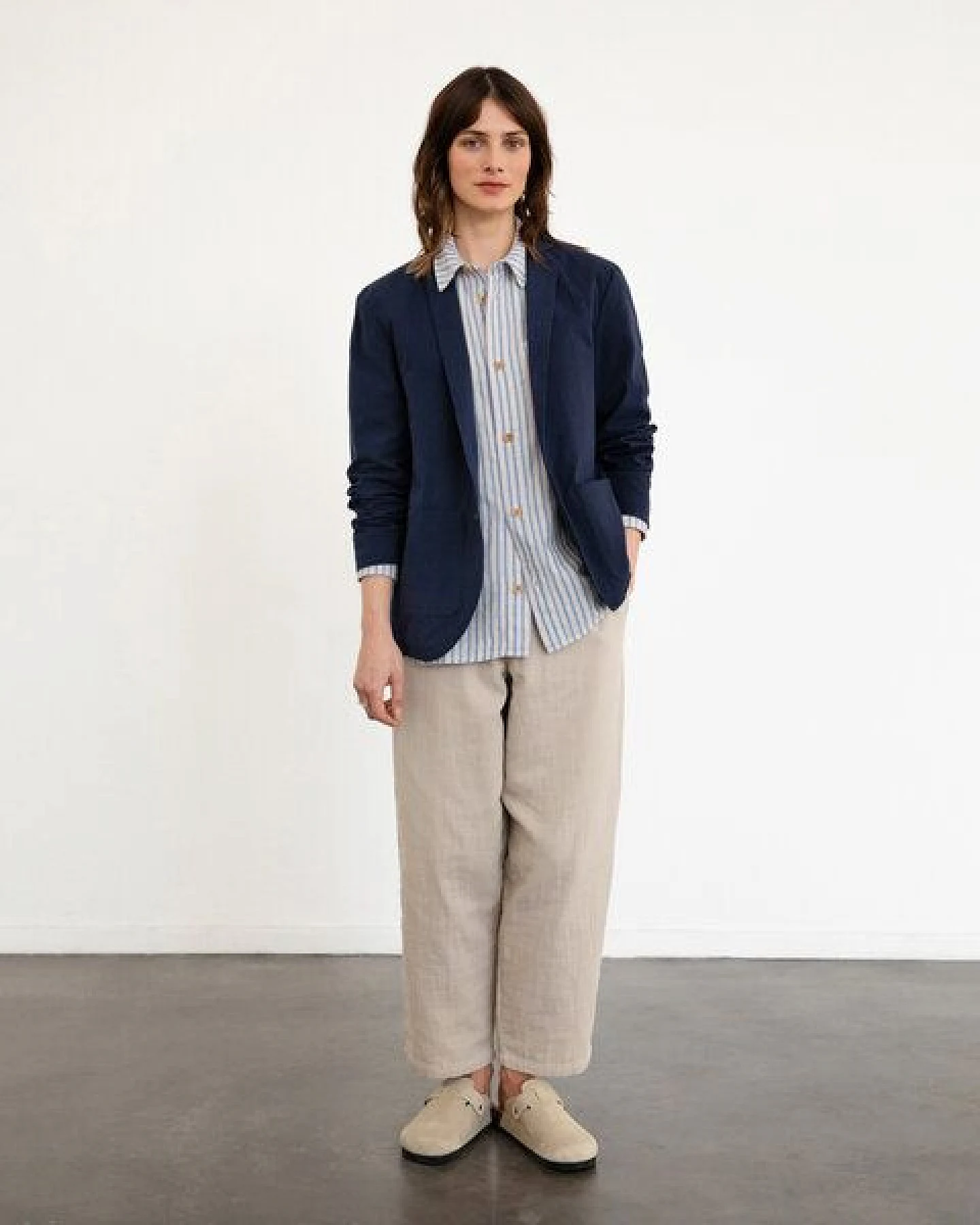 Rotholz Casual Blazer Bio Baumwolle – Ansicht 2
