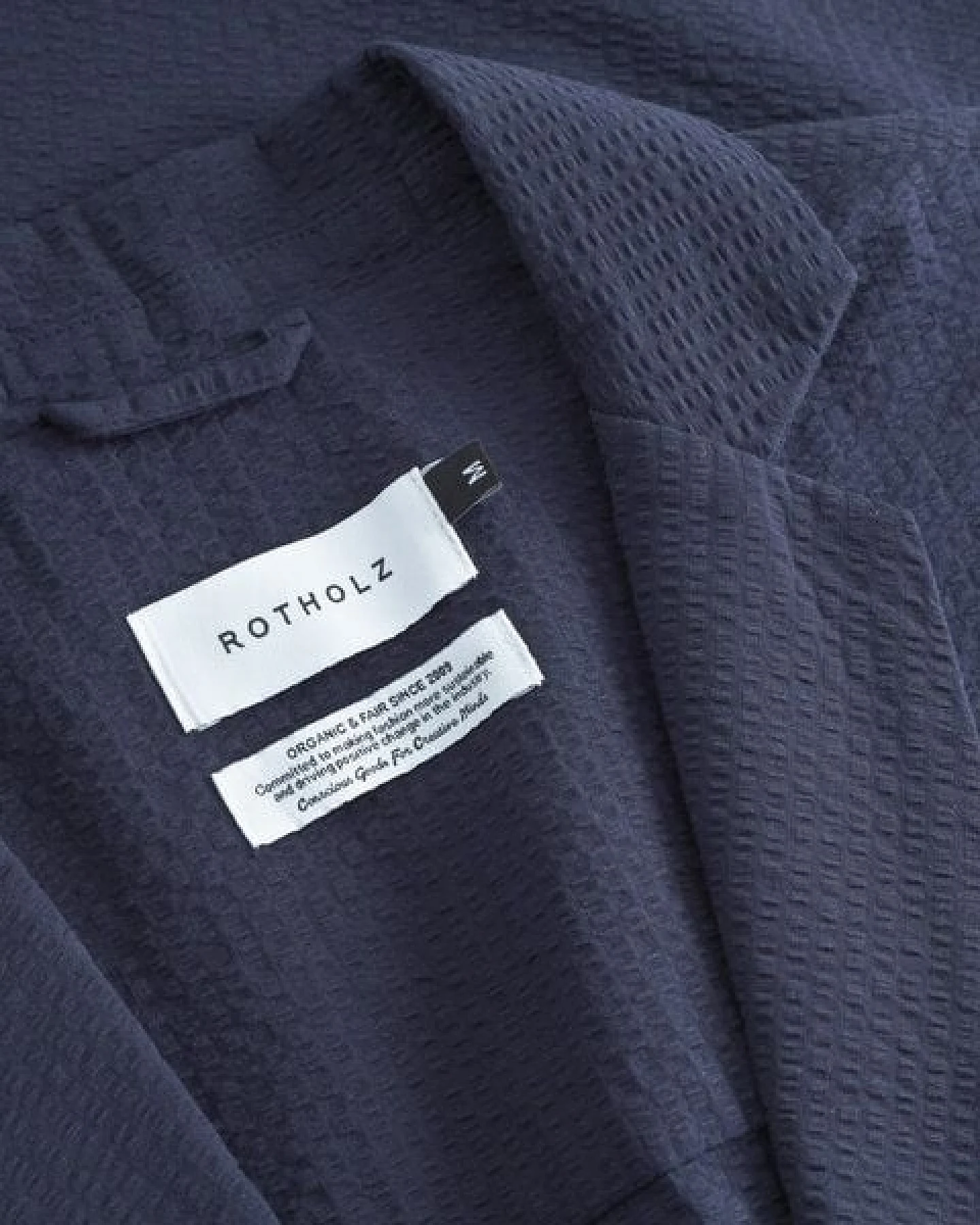 Rotholz Casual Blazer Bio Baumwolle – Ansicht 4