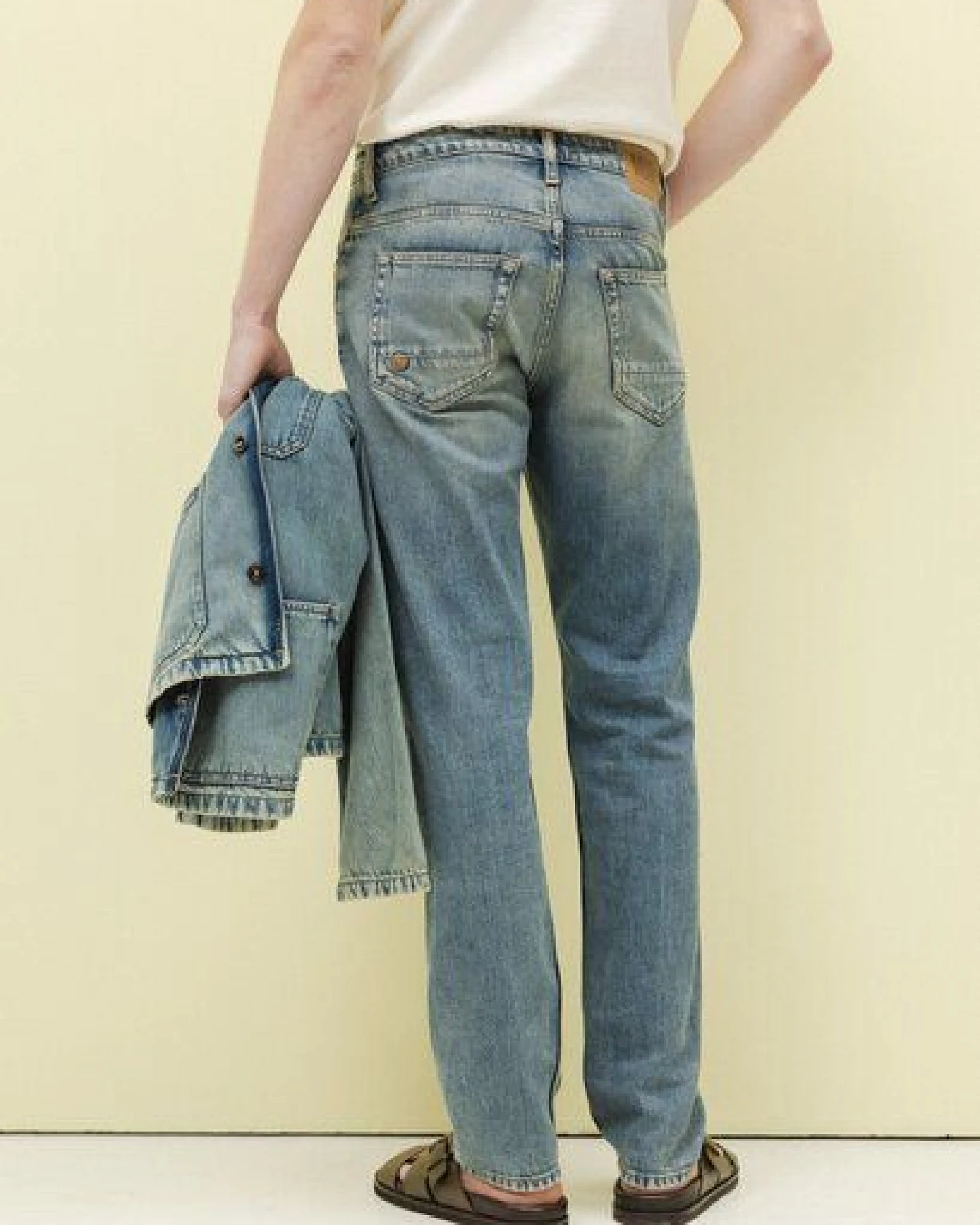 MUD Jeans Herren Jeans "Hank Mid Tapered - Earth Vintage" – Ansicht 4