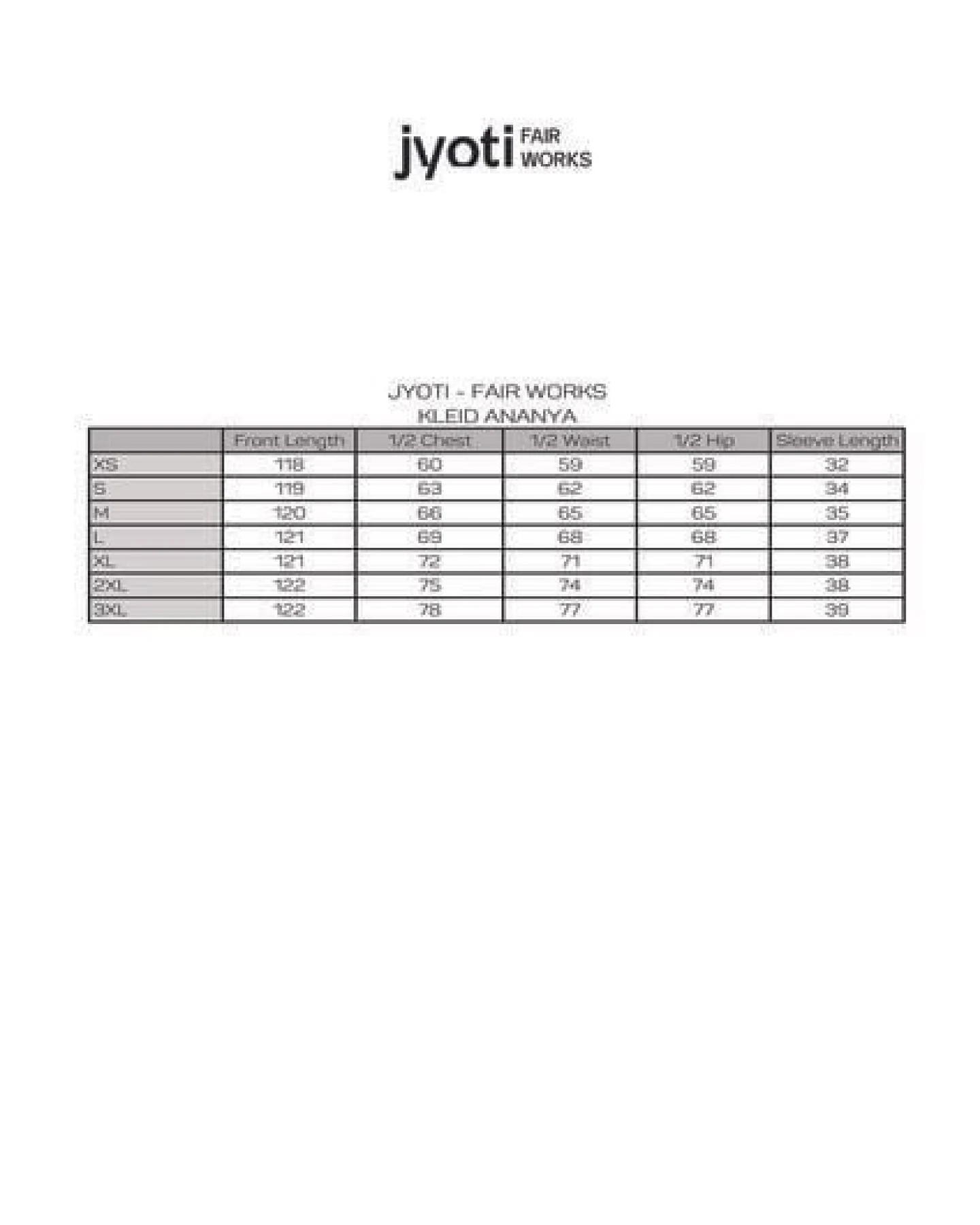 Jyoti - Fair Works Bio-Baumwolldenim Kleid Ananya – Ansicht 4