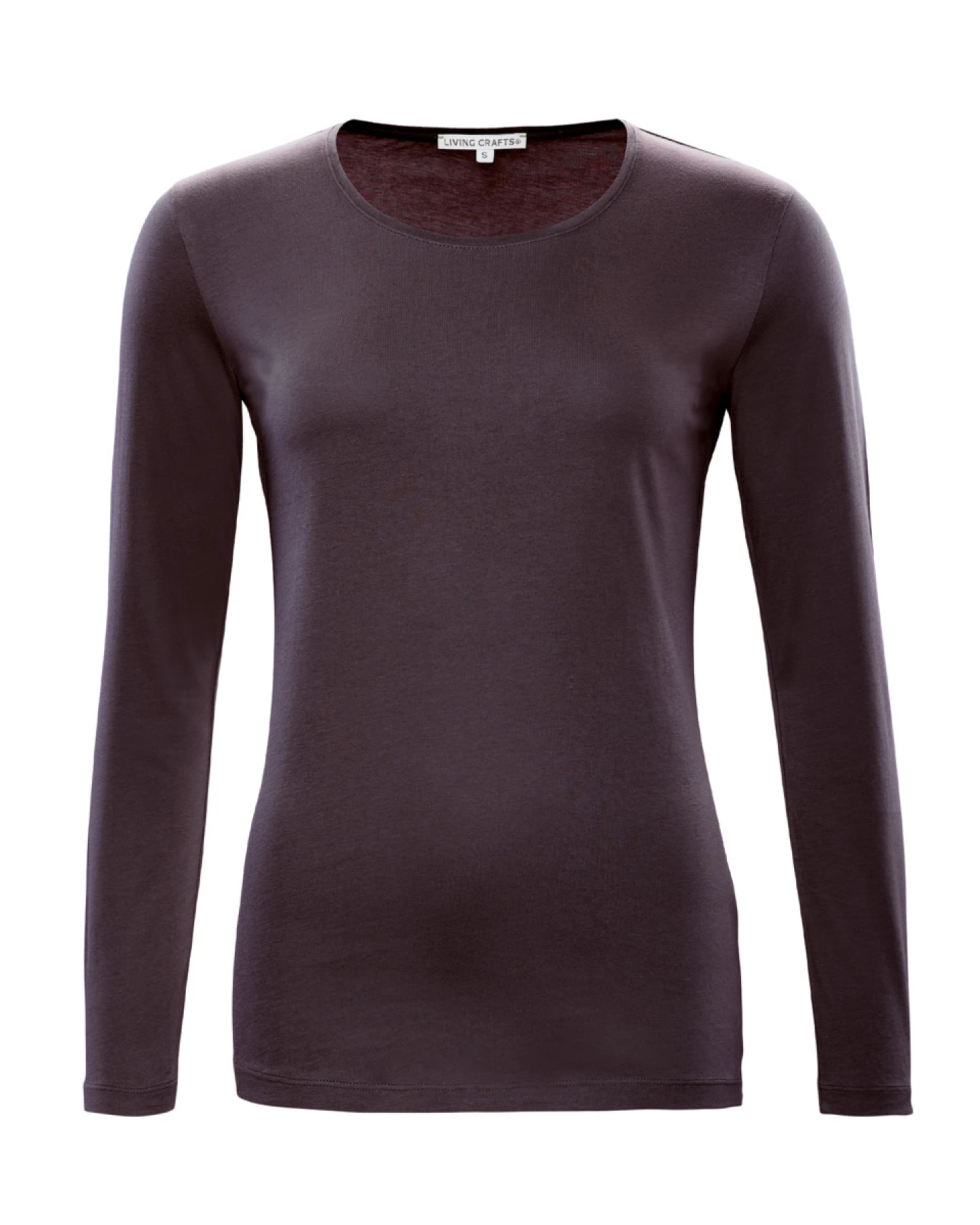 Damen Langarm-Shirt Braun – Ansicht 2