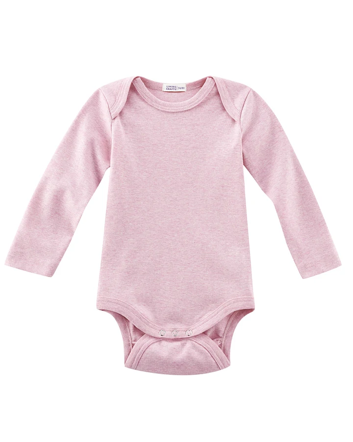 Babys Langarm-Body Pink