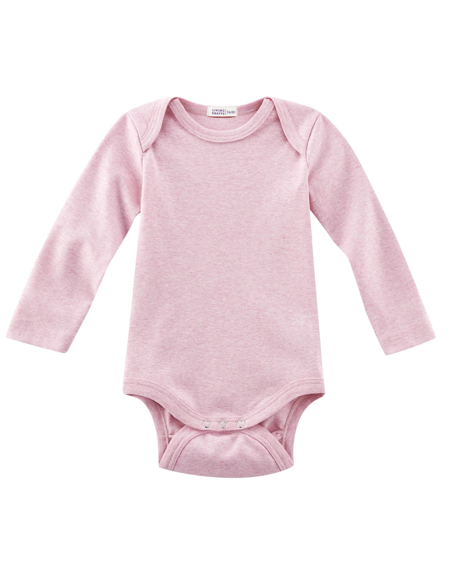 Babys Langarm-Body Pink – Ansicht 2