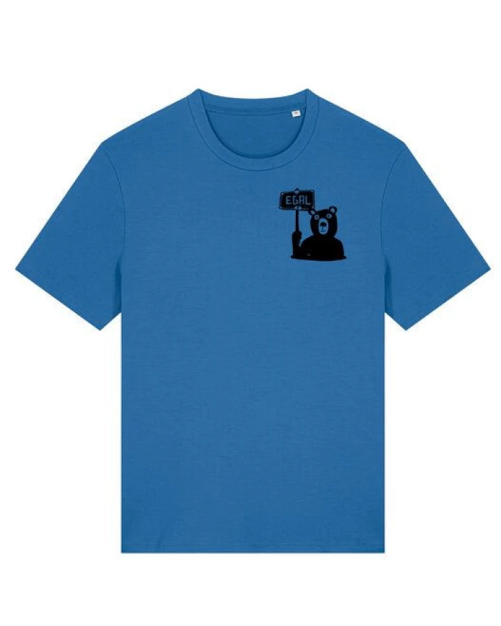 päfjes Dem Bären ist es EGAL! Dir auch? - Fair Wear Männer Unisex Bio T-Shirt Siebdruck
