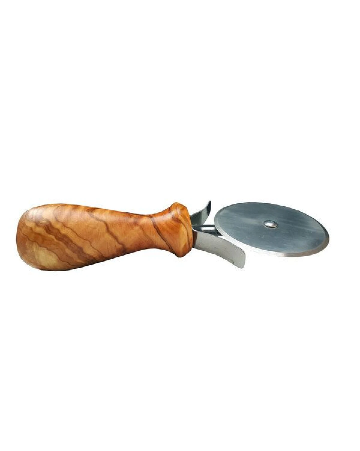 Olivenholz erleben Pizzaschneider mit Griff aus Olivenholz – Ansicht 2