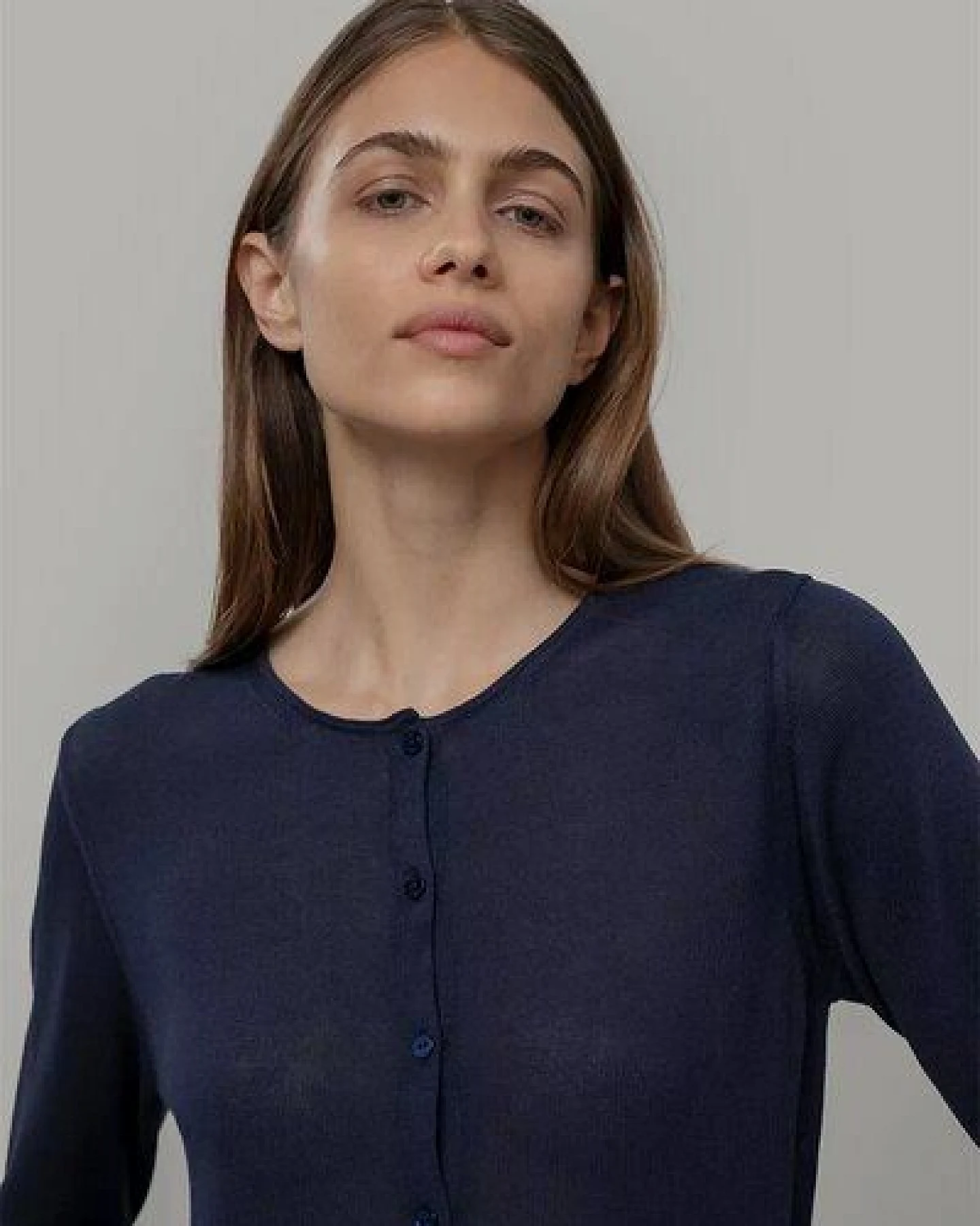 Rifò Feinstrick Cardigan Modell: Vanessa – Ansicht 2
