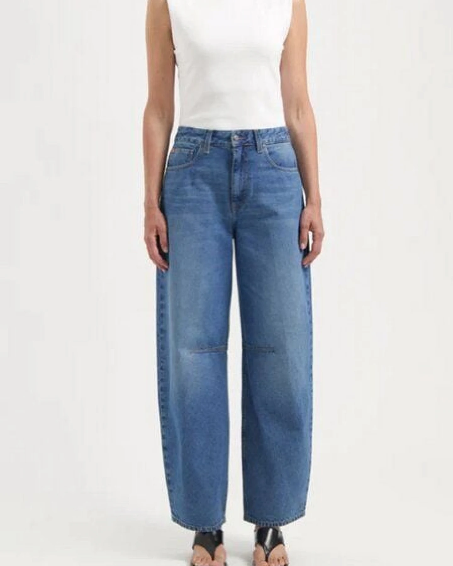 MUD Jeans Damen Jeans "Demi High Balloon - Medium Aged" – Ansicht 2