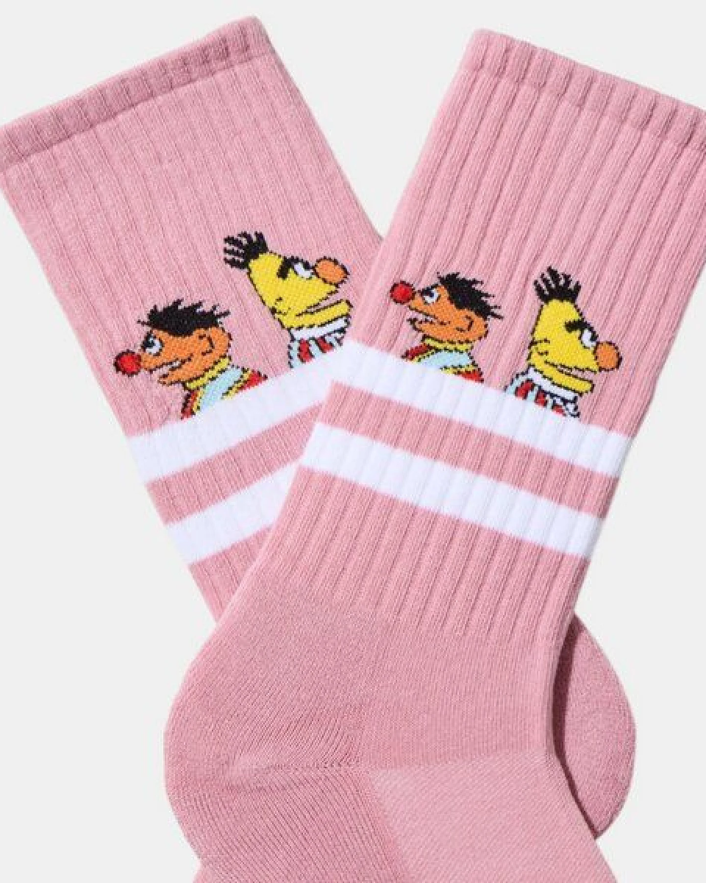 BeSocks Bio-Tennissocken in rose - Ernie und Bert – Ansicht 3