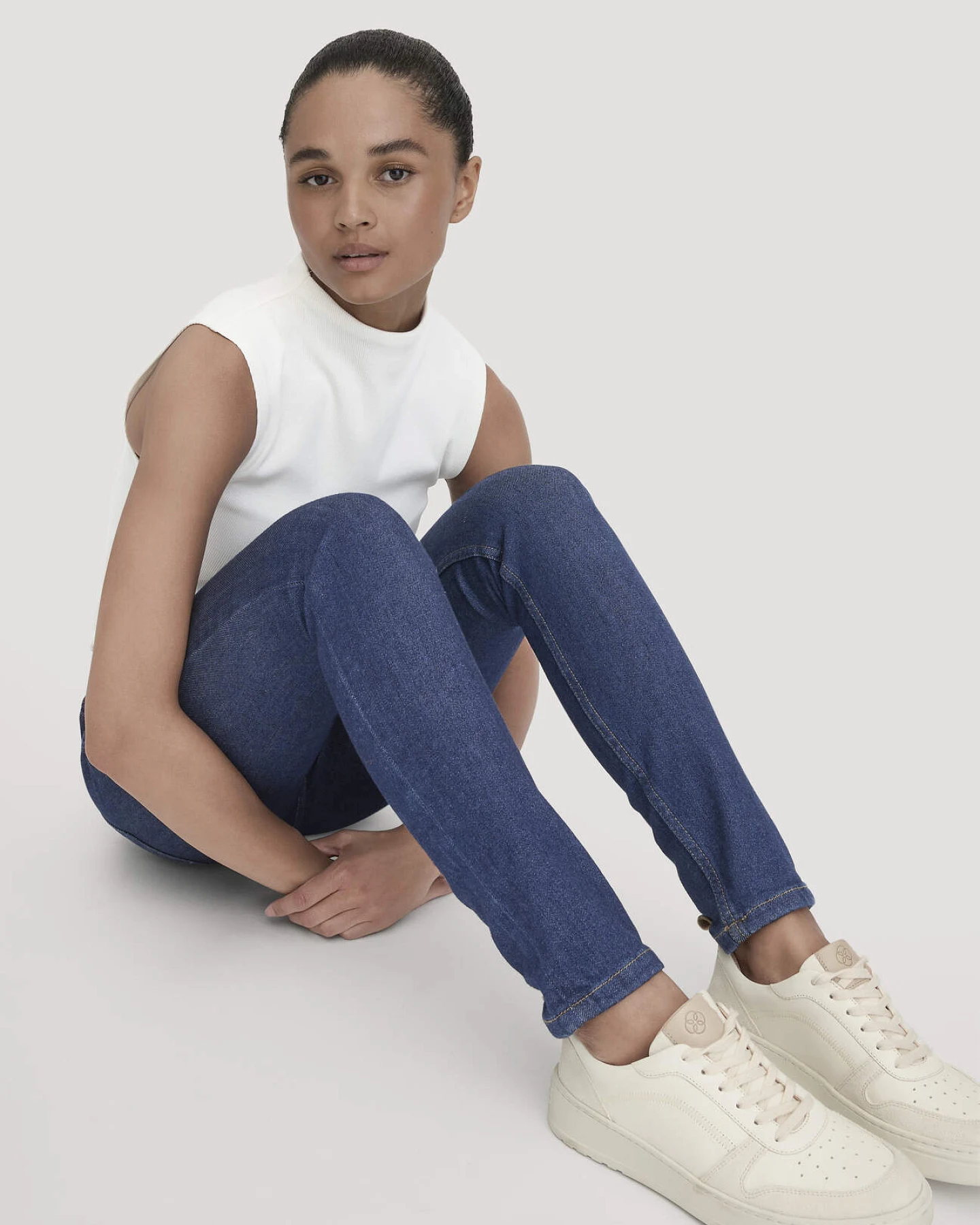 hessnatur Damen Jeans LINA Skinny aus Bio-Denim - blau - Größe 25/32 – Ansicht 4