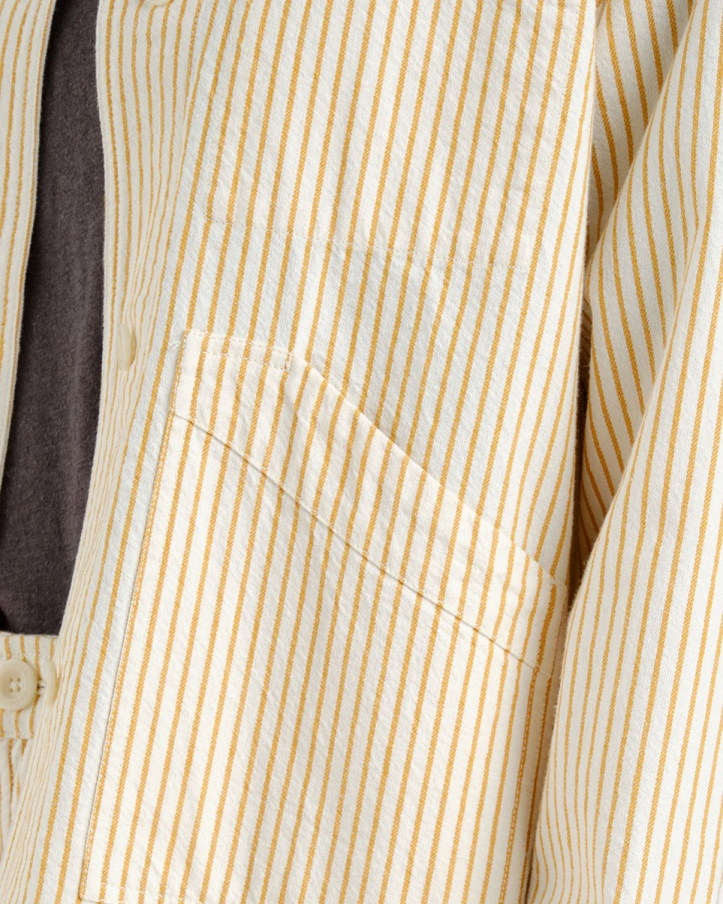 Jacke Stiby Work Stripe Gelb – Ansicht 6
