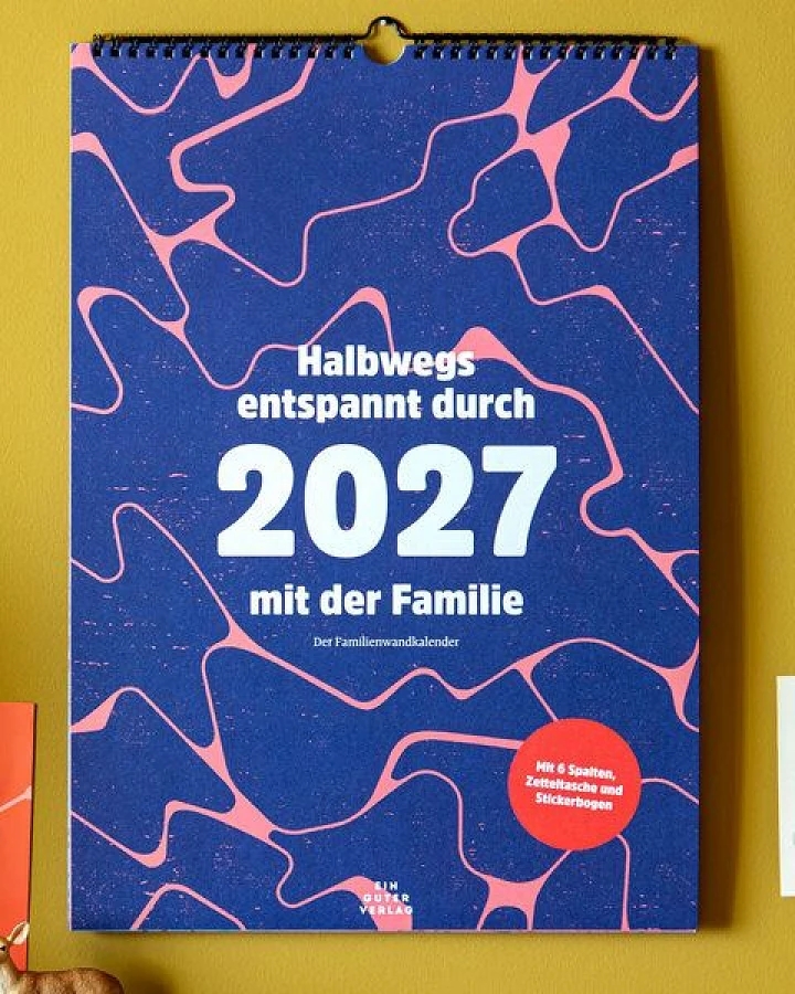 Ein guter Plan Familienkalender »Halbwegs entspannt durch 2027 mit der Familie«