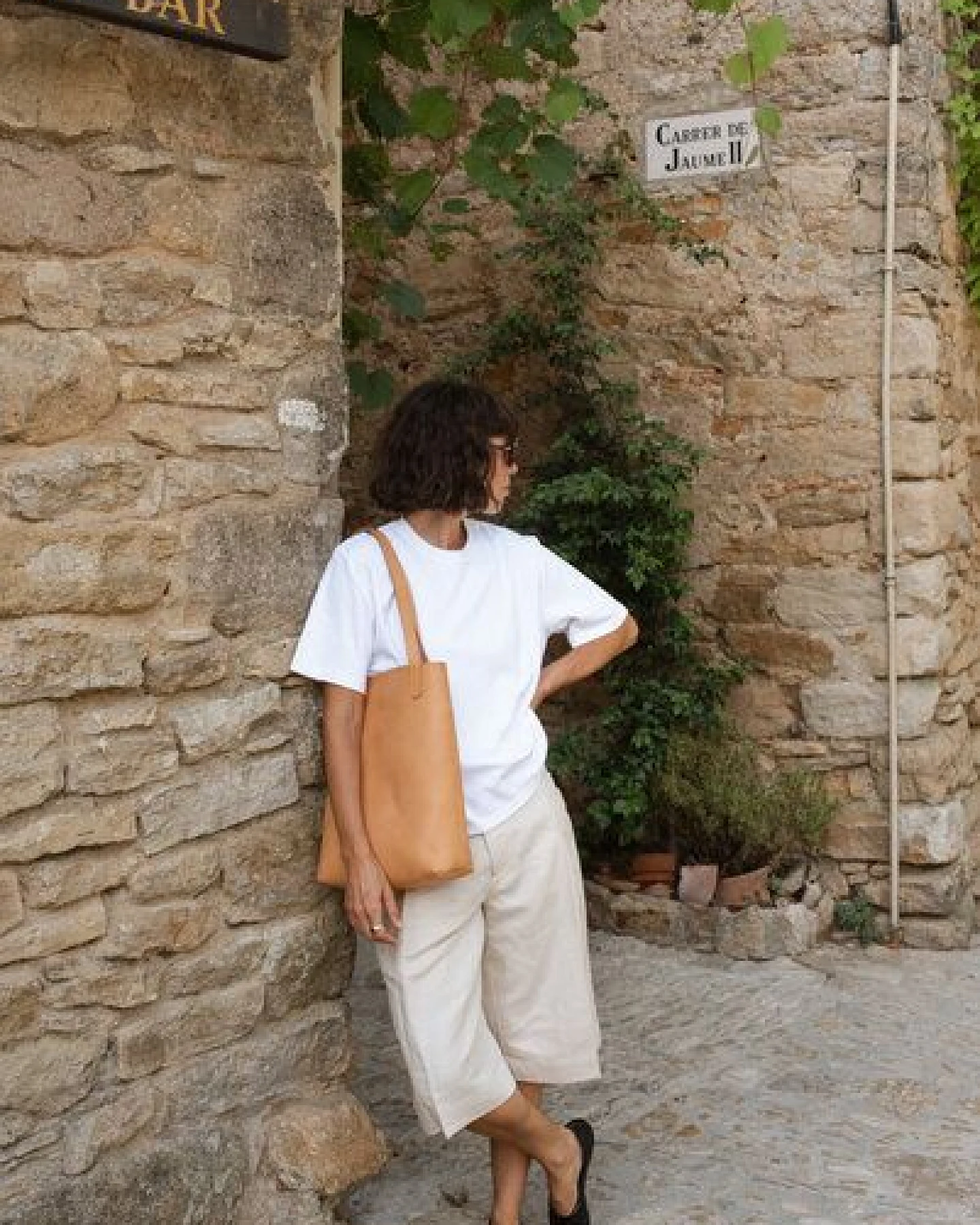 Marin et Marine Leder Tote Bag Soléa – Ansicht 4