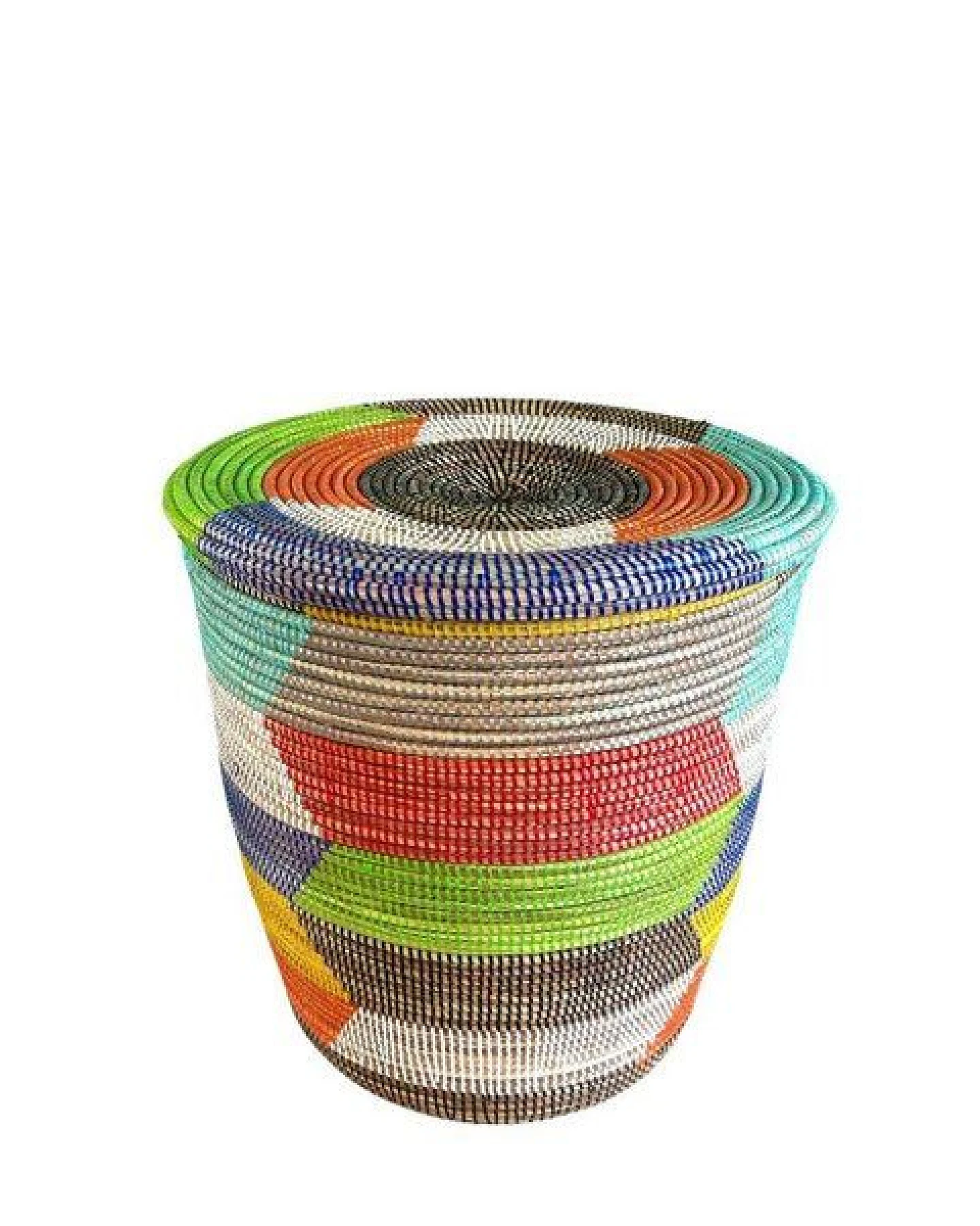 SWANE-Design Afrikanischer Wäschekorb - Flachdeckel – Ansicht 3