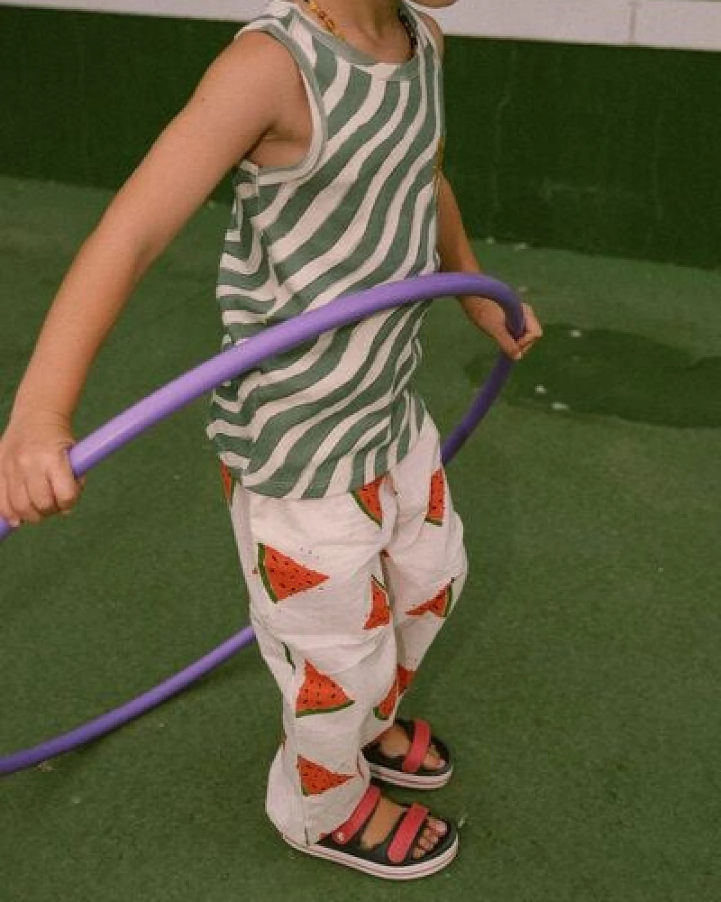 NAADA BAUMWOLLHOSE MELON D'EAU – Ansicht 2