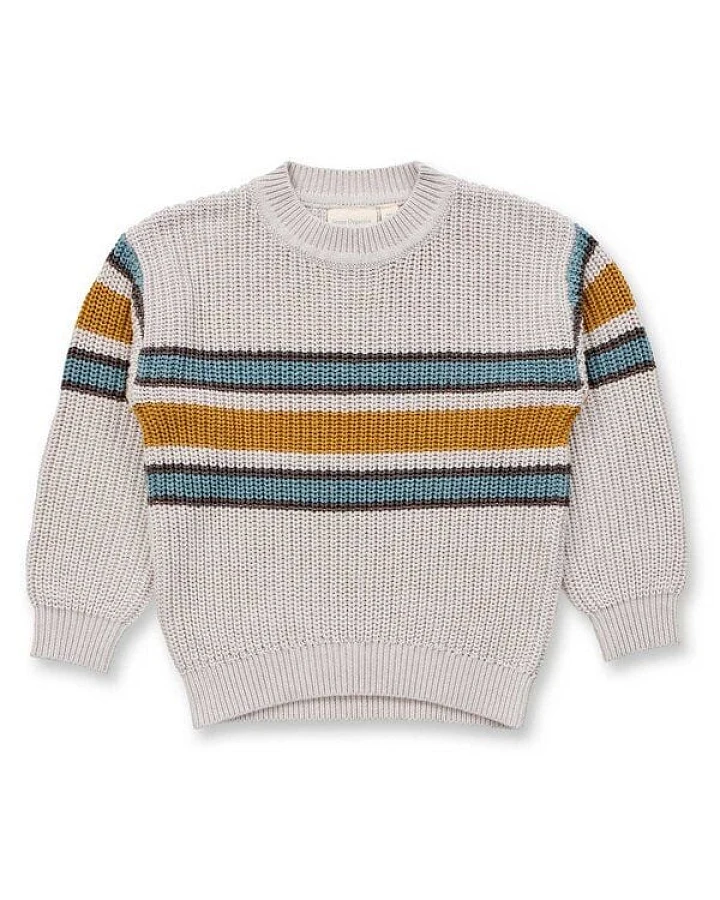 sense-organics Sense Organics Strick Pullover Geringelt Bio Baumwolle