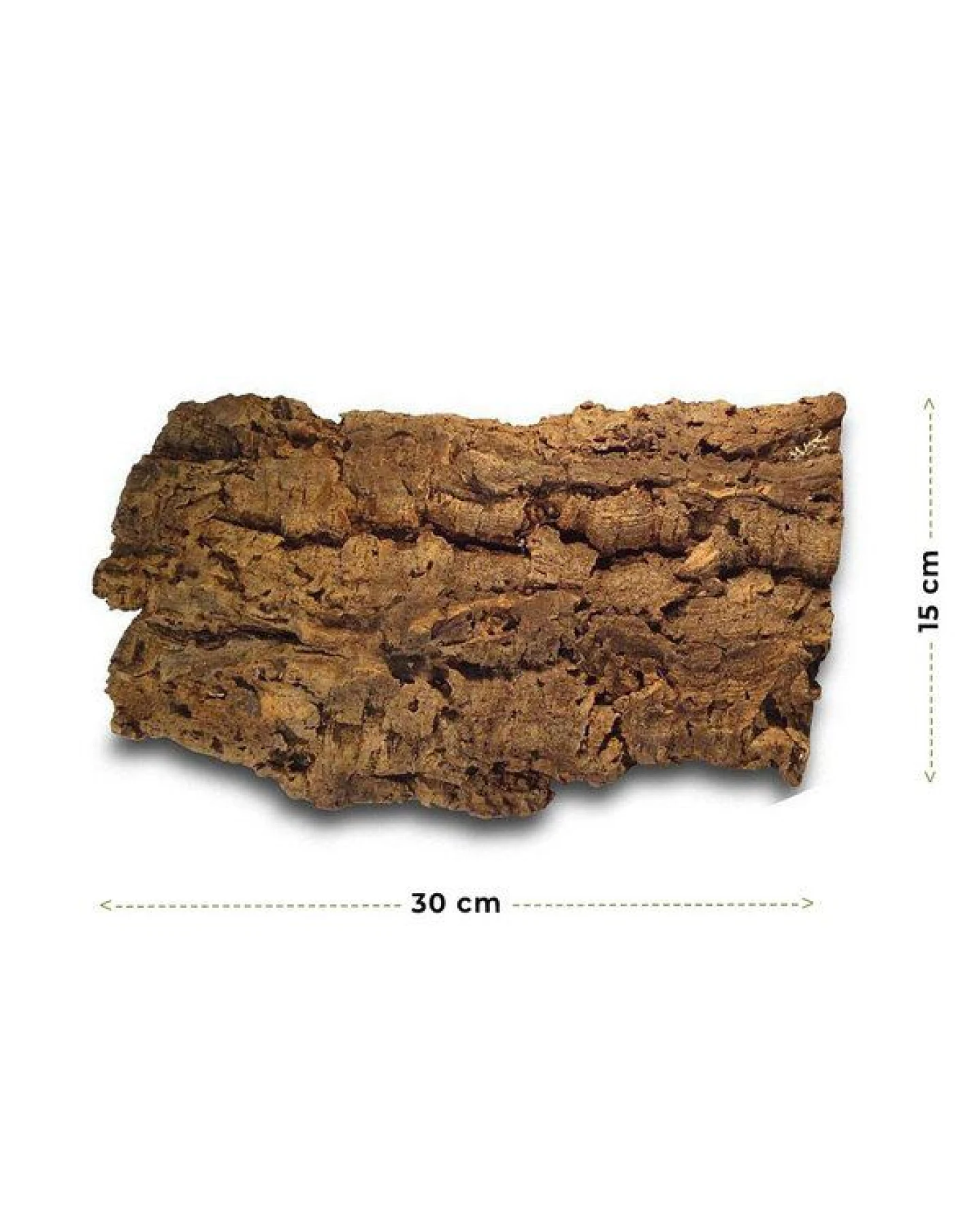 Kork-Deko Korkrinde: Korkstück, 30 x 15 cm – Ansicht 2