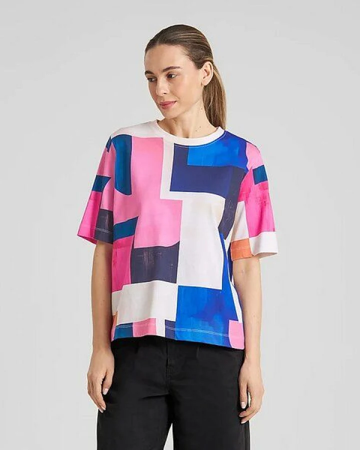 DEDICATED T-Shirt Vadstena Abstract Blocks