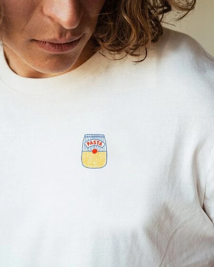Kultgut Artdesign - Shirt aus recycelter Biobaumwolle / Pasta