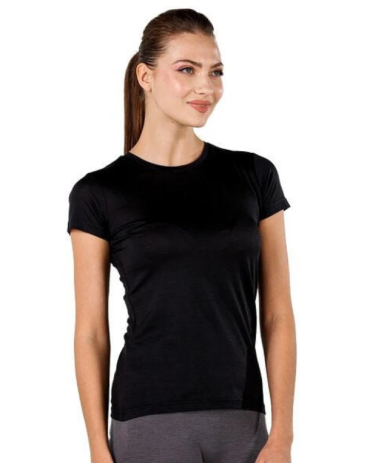Woolona Rundhals-T-Shirt - Pera - 100% Merinowolle