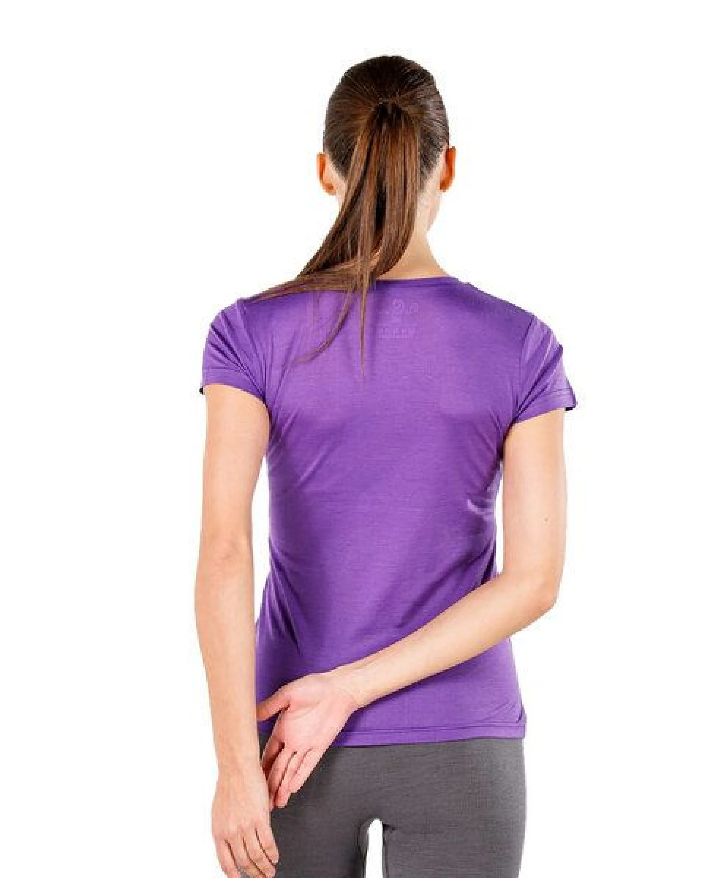 Woolona Rundhals-T-Shirt - Pera - 100% Merinowolle – Ansicht 2
