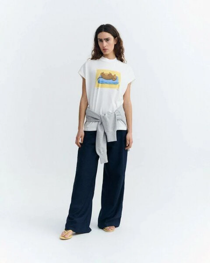 thinking mu Siesta Dog Volta T-Shirt