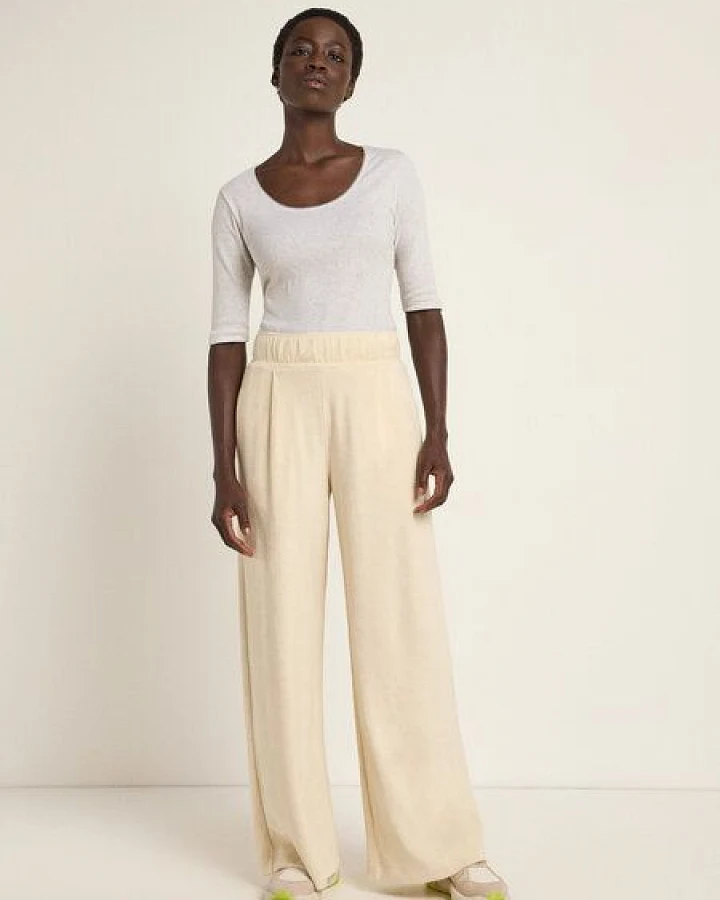 LANIUS Hose mit weitem Bein (GOTS)
