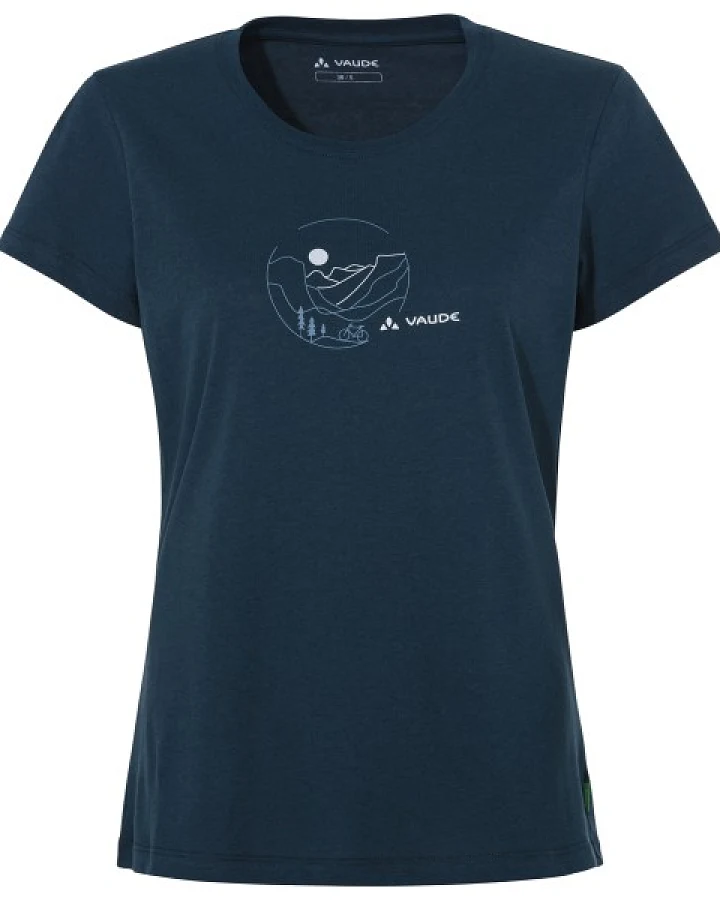 Vaude - Women's Cyclist V - T-Shirt Gr 34 blau