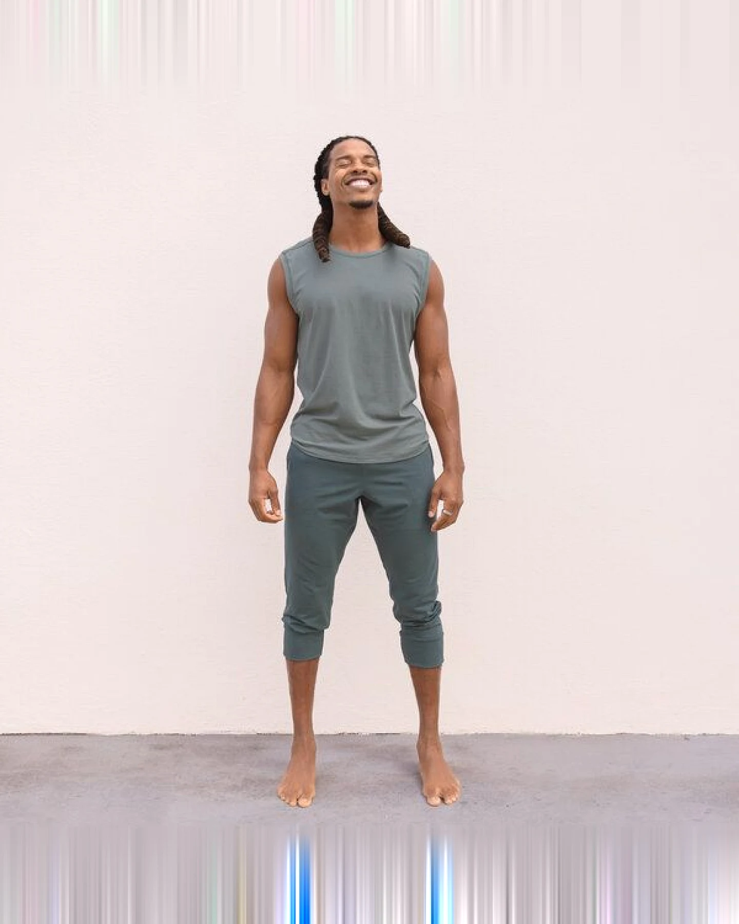 Jaya ALI UNI - Männer - 3/4 Hose für Yoga und Freizeit aus Biobaumwolle – Ansicht 3