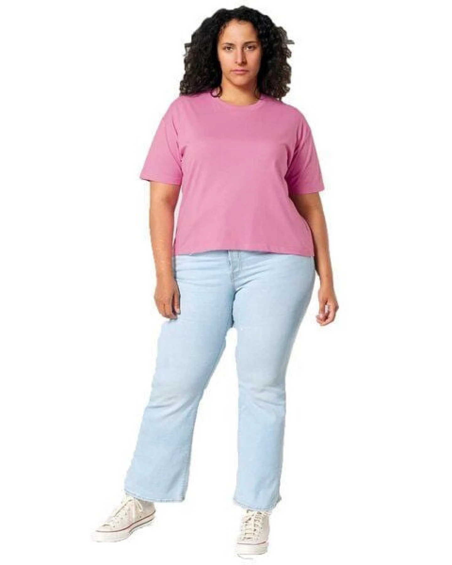 YTWOO Damen Boxy T-Shirt aus Bio-Baumwolle – Ansicht 2