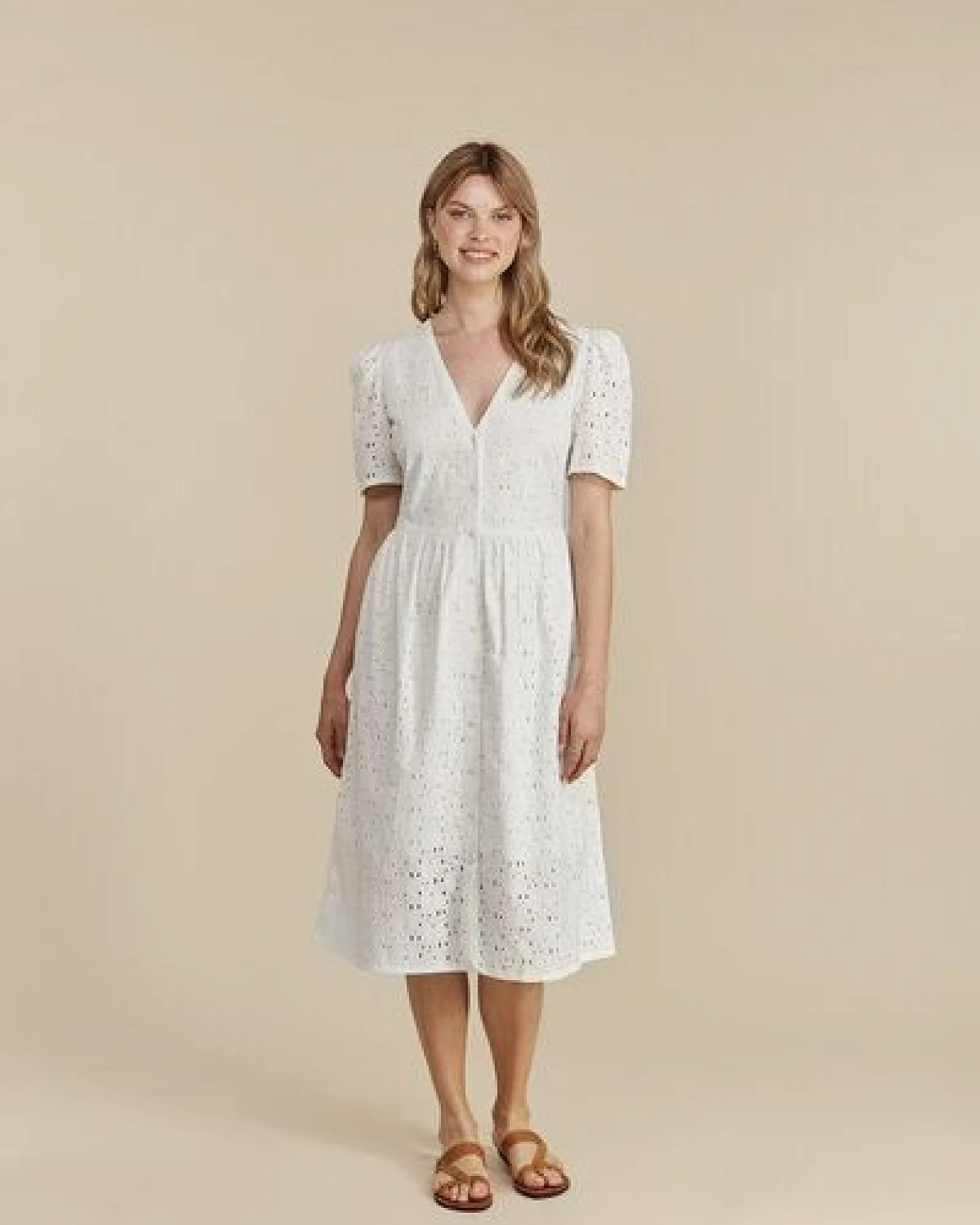 People Tree Judi Broiderie Kleid – Ansicht 2