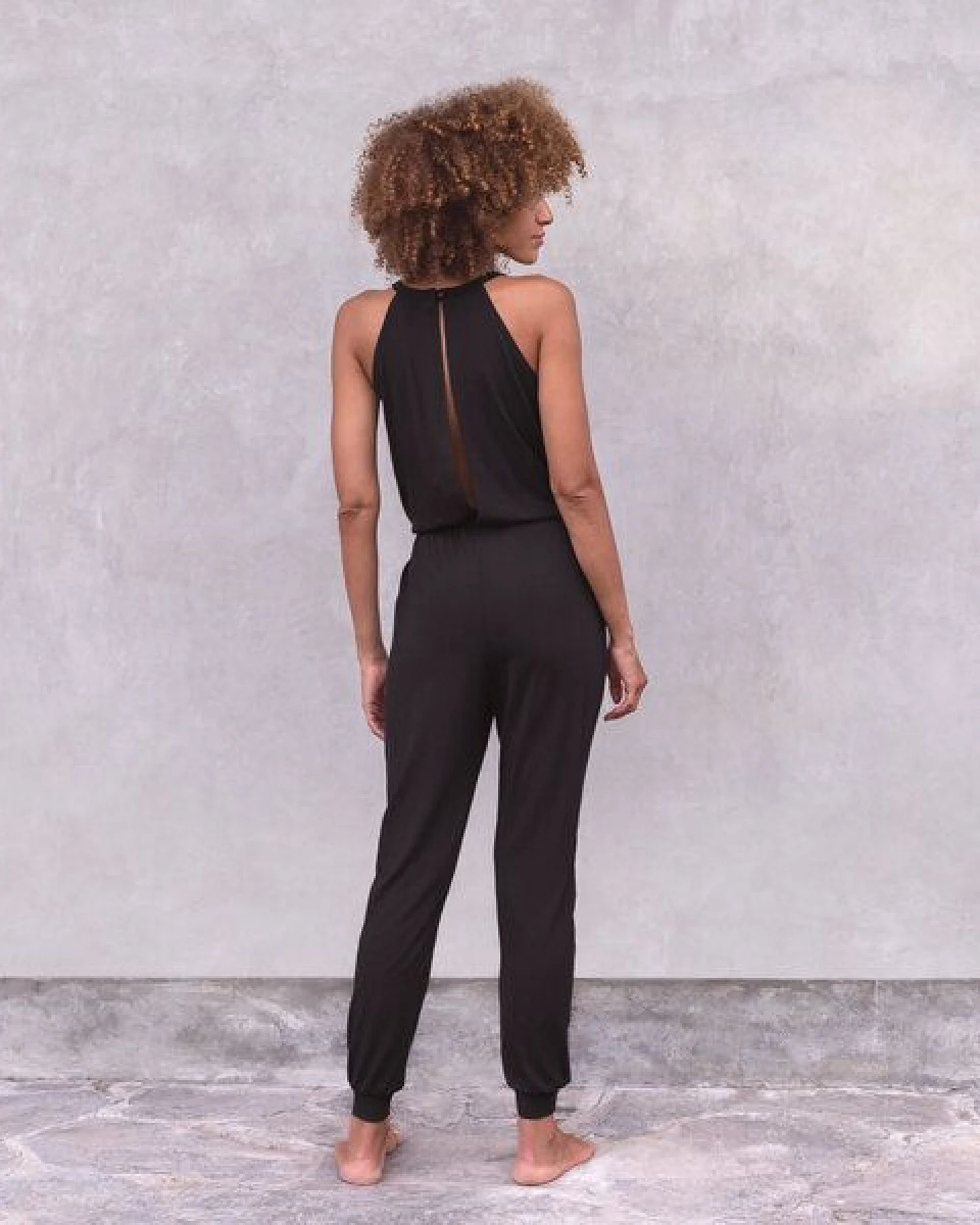 Jaya PARIS - Jumpsuit aus TENCEL/Biobaumwollmix – Ansicht 2