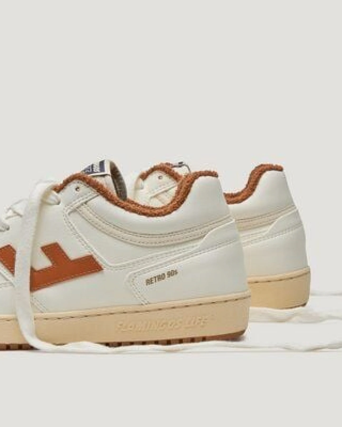 Flamingos' Life Sneaker Damen/Herren Vegan - RETRO 90’s Sneakers - Pearl Vanilla Toffee Pearl – Ansicht 2
