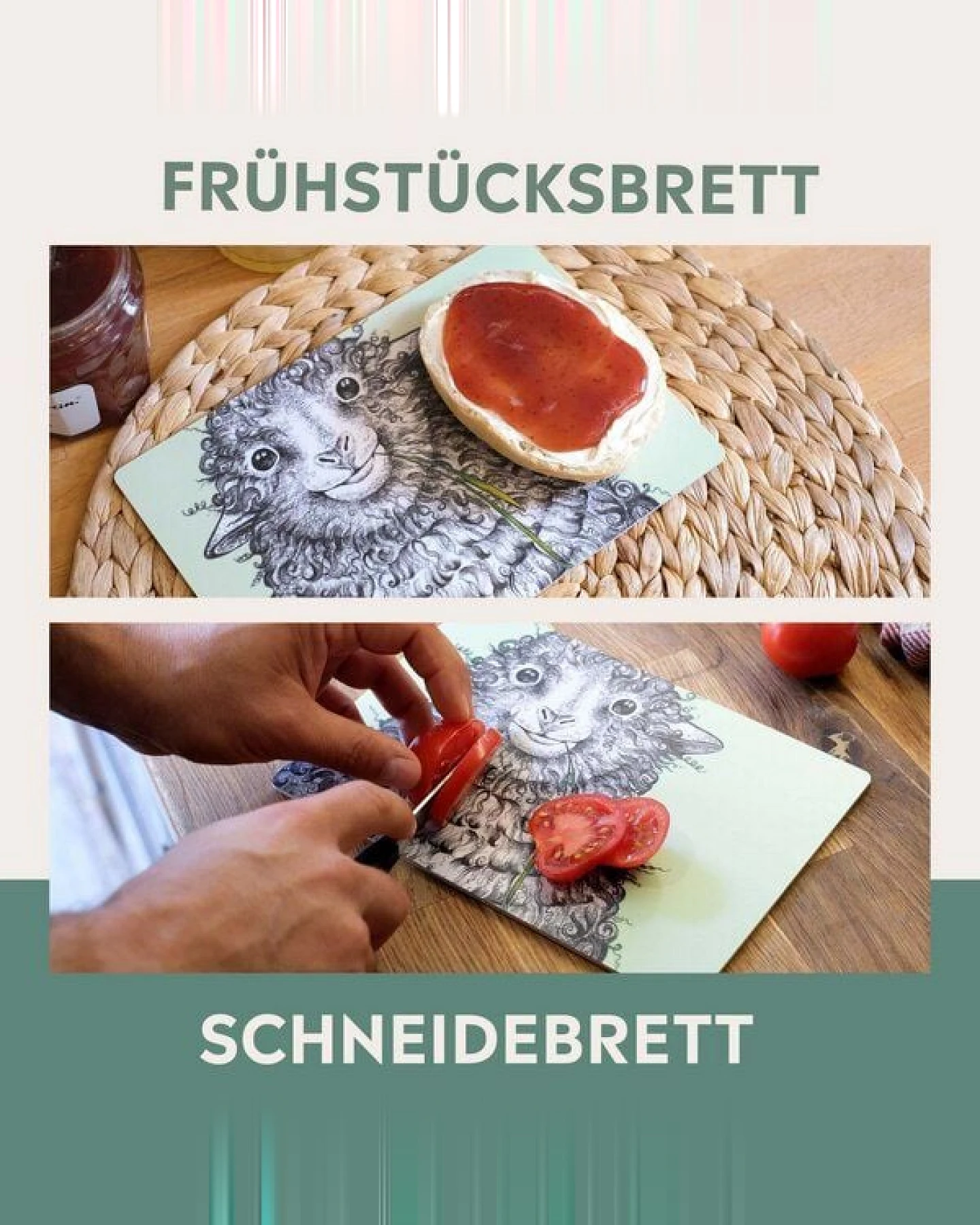 LIGARTI Holzbrettchen - Wollfried – Ansicht 4