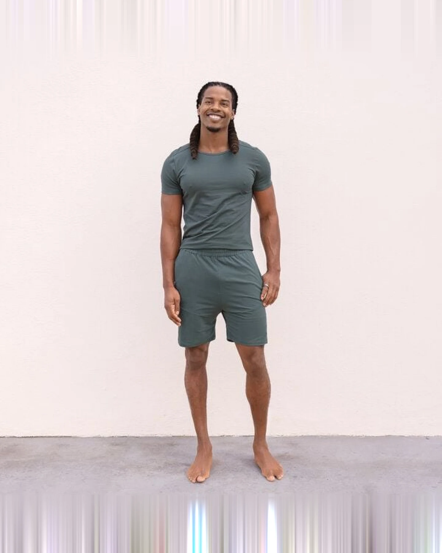 Jaya AXEL UNI - Männer - lockere Shorts für Yoga und Freizeit aus Biobaumwolle – Ansicht 4