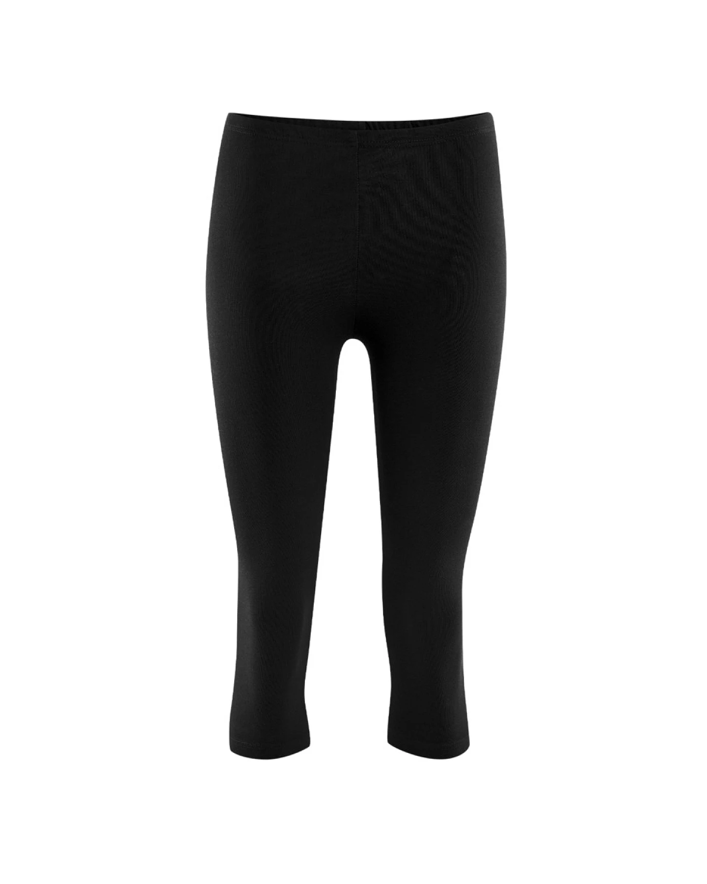 Damen 3/4-Leggings Schwarz – Ansicht 2