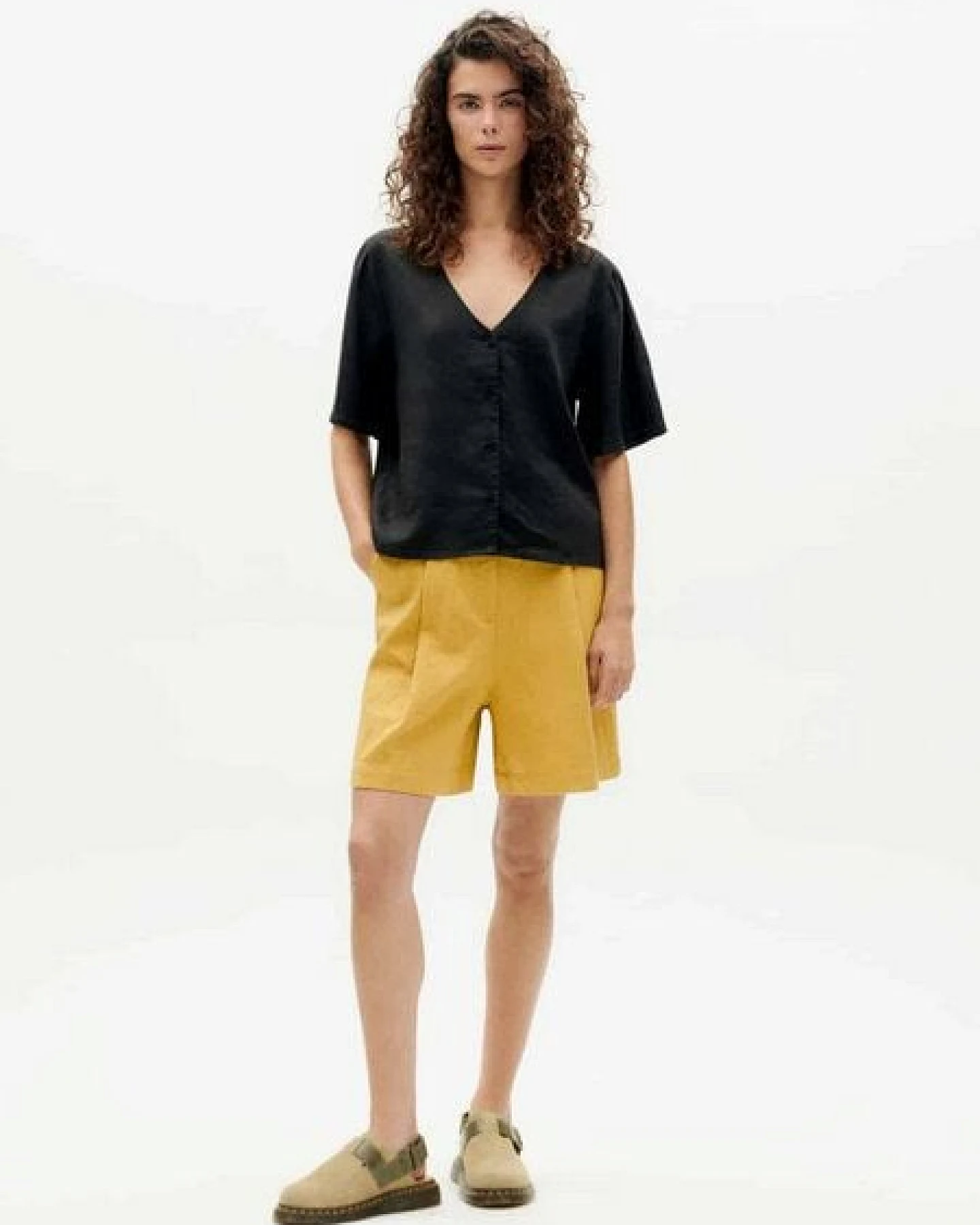 thinking mu Hemdbluse - Hemp Libelula Blouse - aus Hanf & Tencel – Ansicht 3