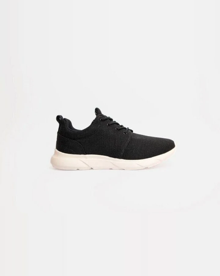 8000Kicks Explorer V2 Schwarz und Weiß - Wasserdichte Hanfschuhe