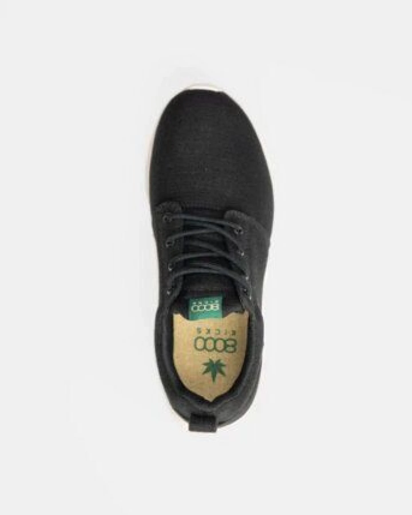 8000Kicks Explorer V2 Schwarz und Weiß - Wasserdichte Hanfschuhe – Ansicht 2