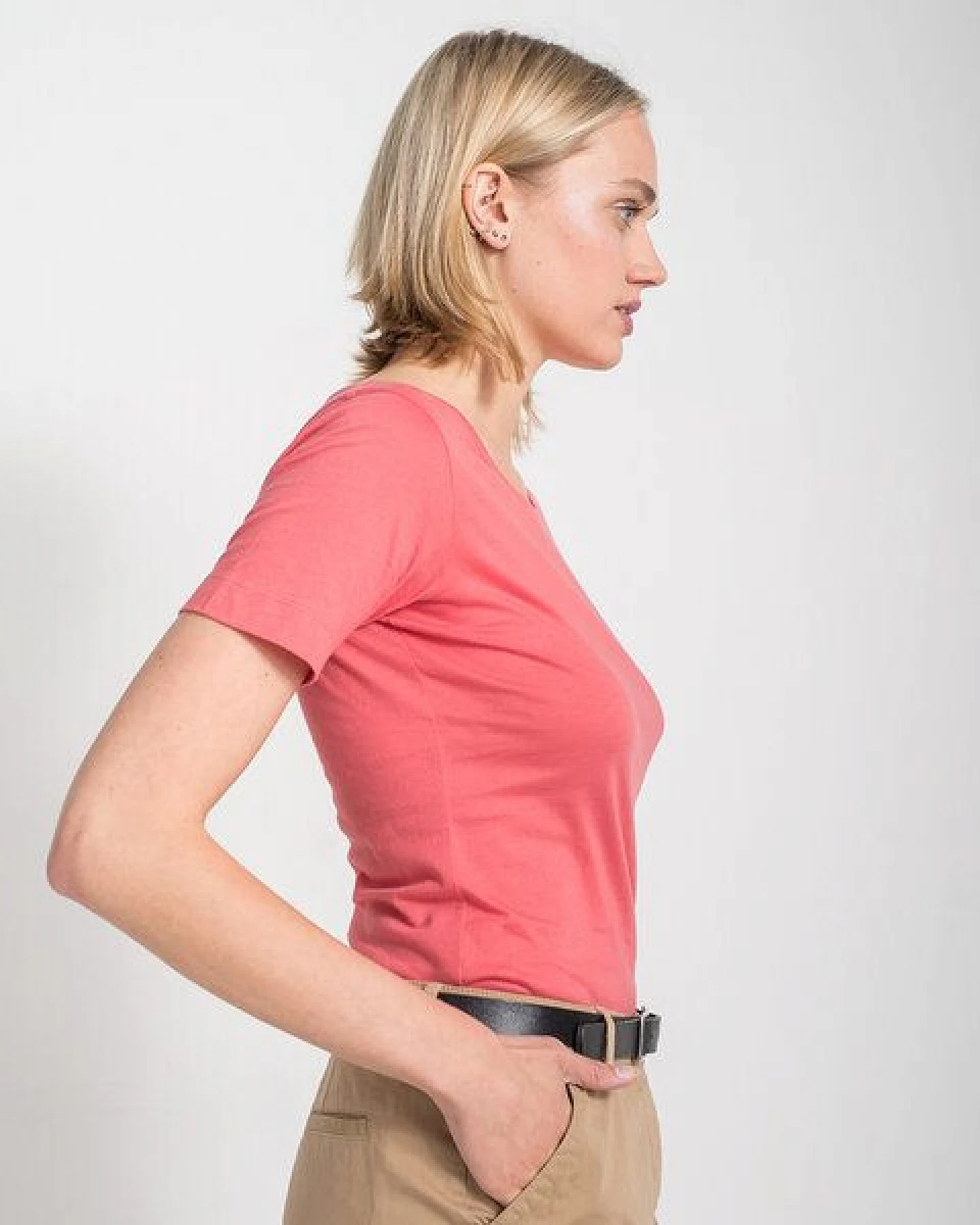 Alma & Lovis Basic T-Shirt aus 100% Bio-Baumwolle ‚Tee‘ – Ansicht 2