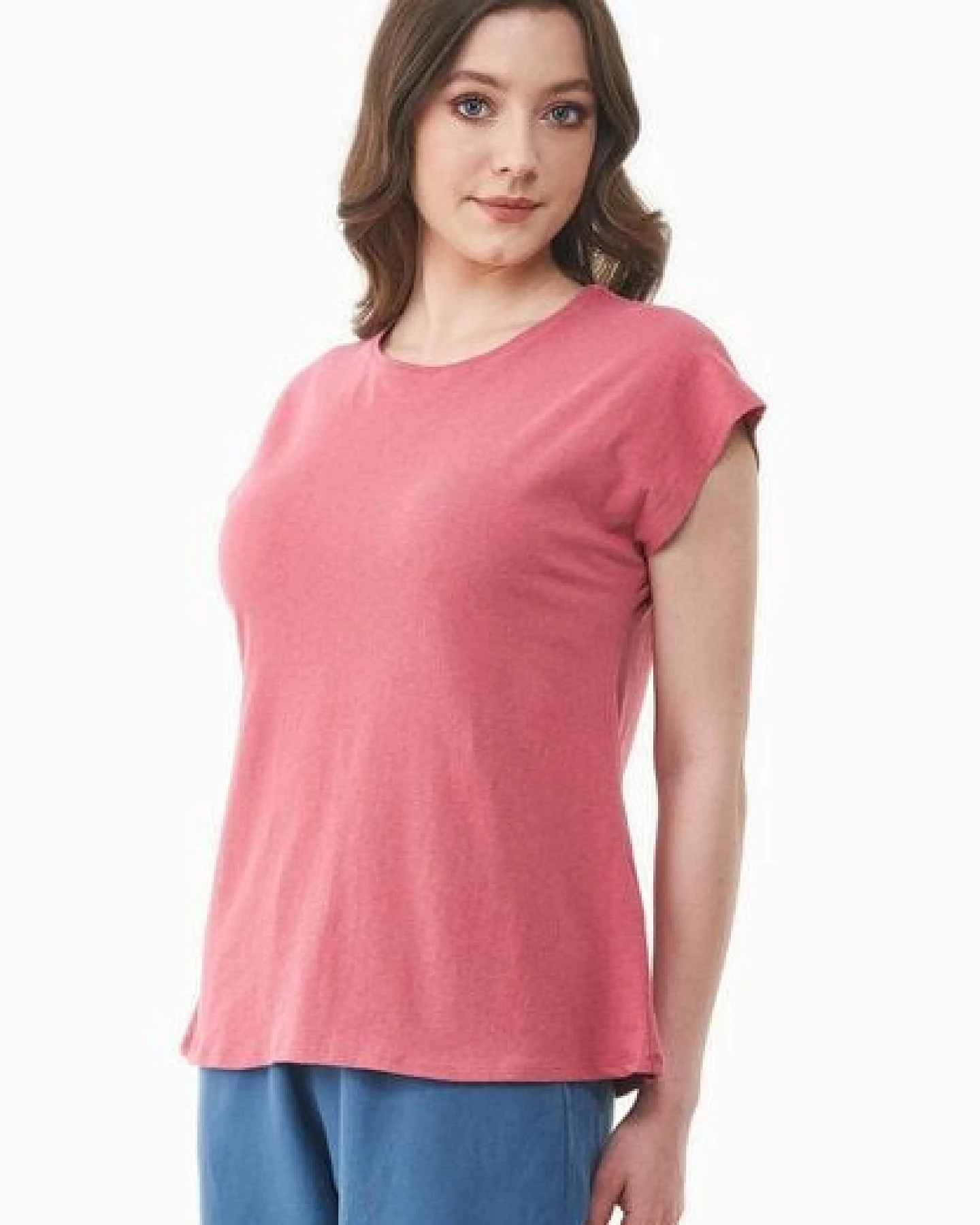 ORGANICATION T-shirt aus Bio-Baumwolle und Leinen – Ansicht 4