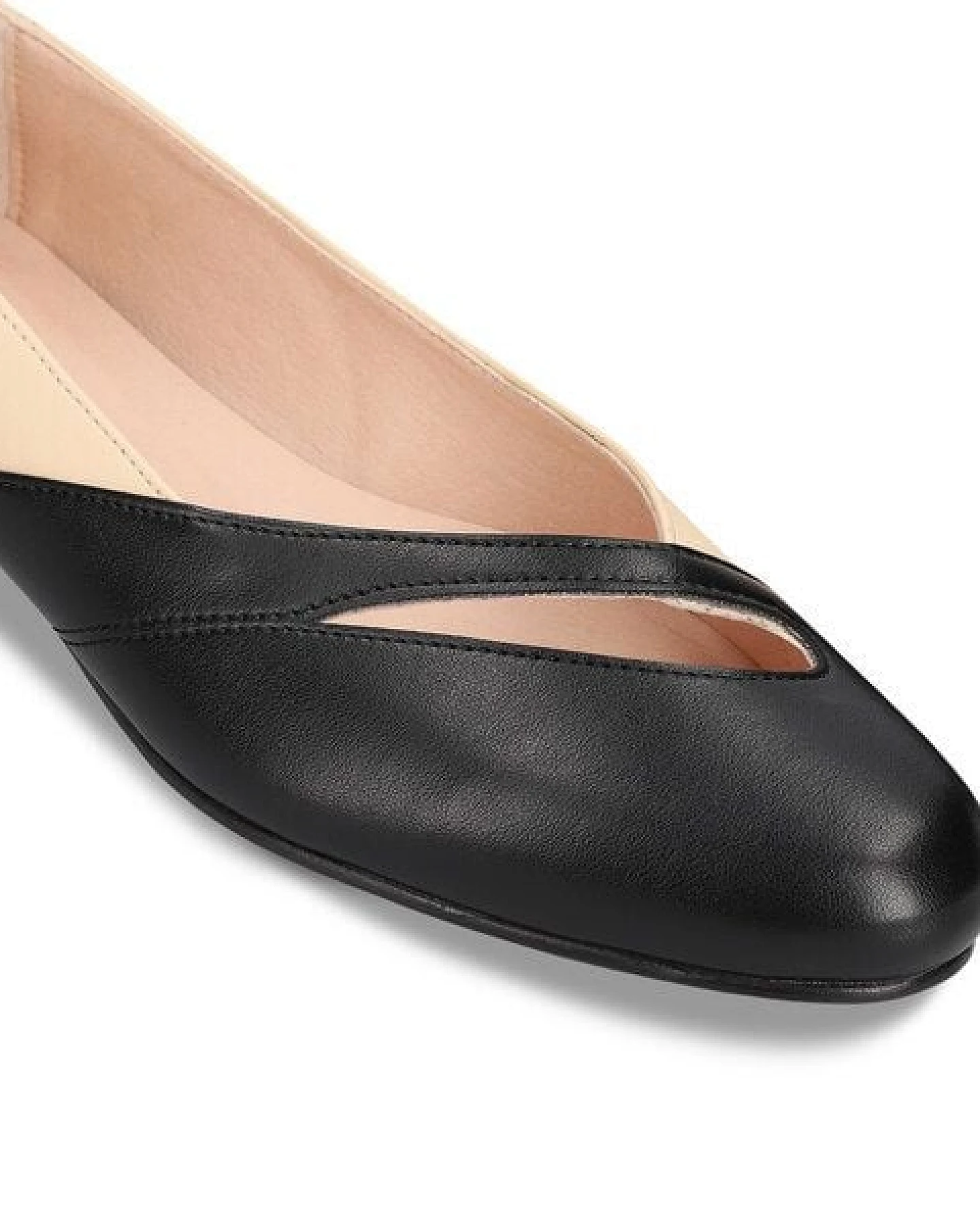 Nae Vegan Shoes NAE - Deme Schwarze Vegane Ballerinas aus AppleSkin – Ansicht 3