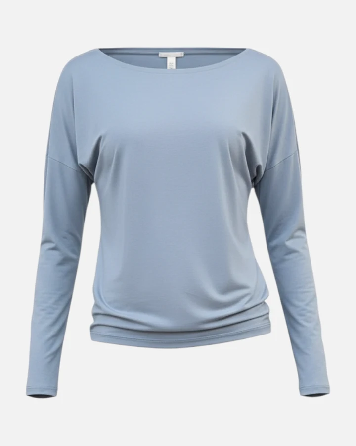 Jaya Organics Longsleeve Pia - Washed Denim M