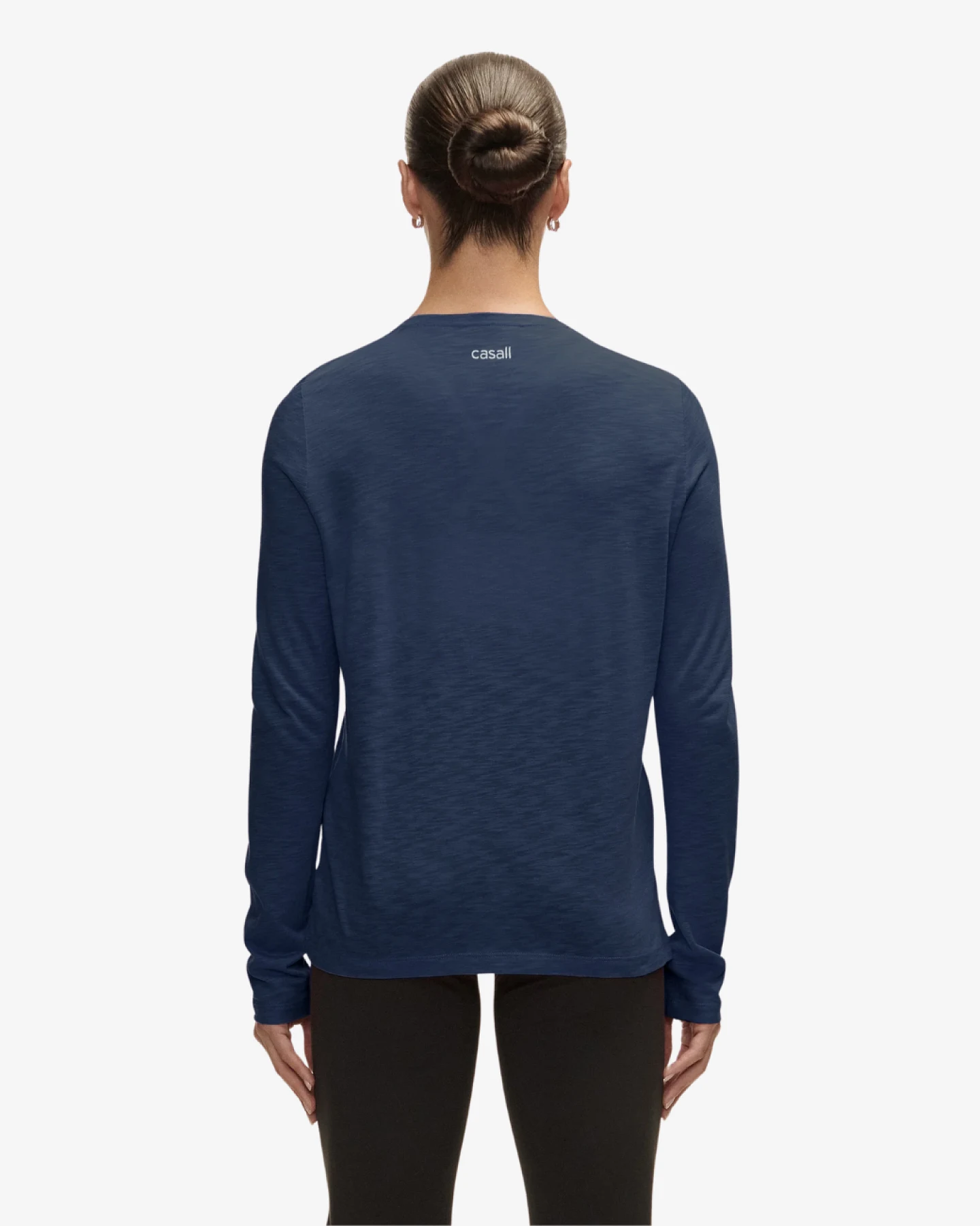 Casall Soft Texture Long Sleeve Blue Shadow S – Ansicht 2