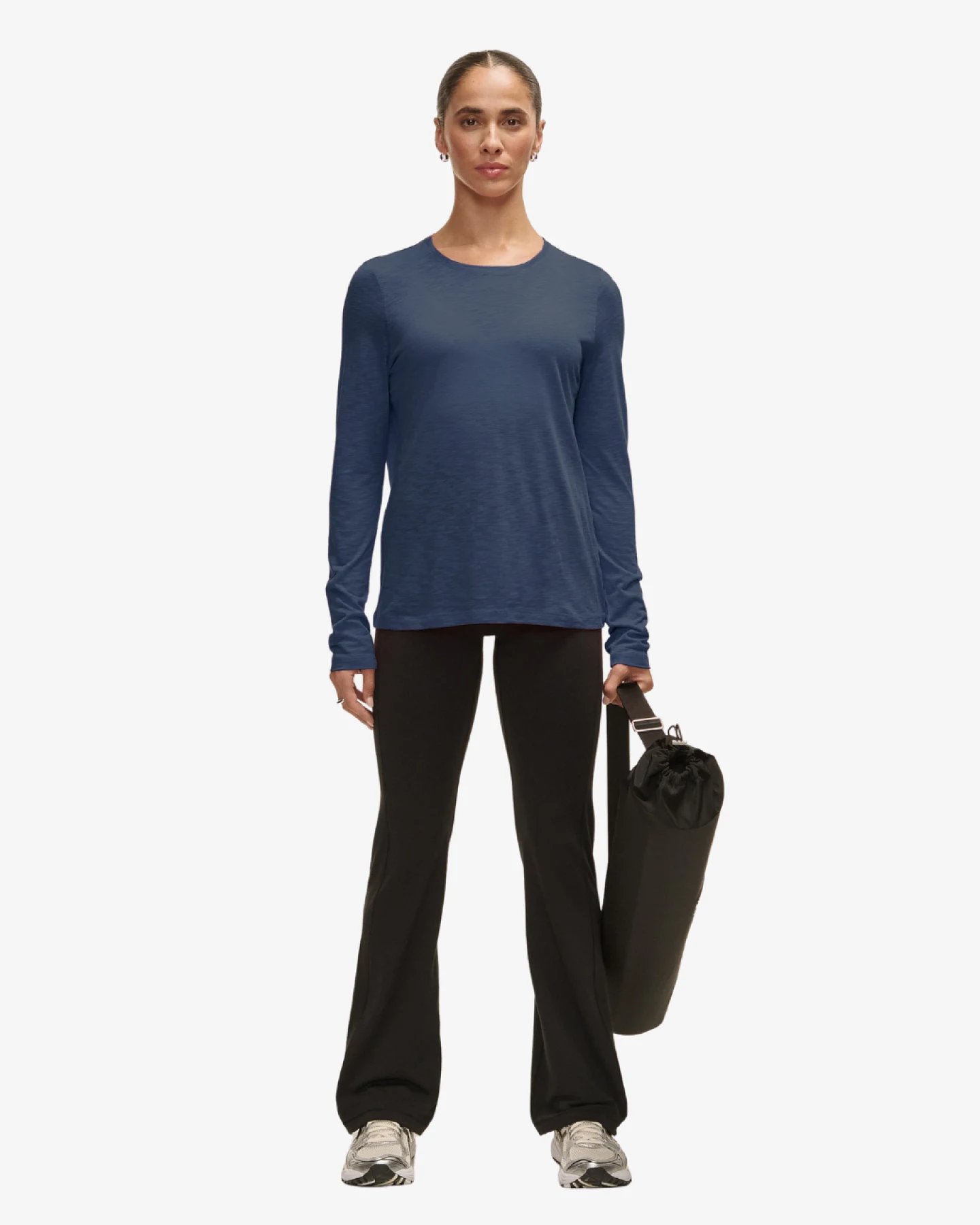Casall Soft Texture Long Sleeve Blue Shadow S – Ansicht 3