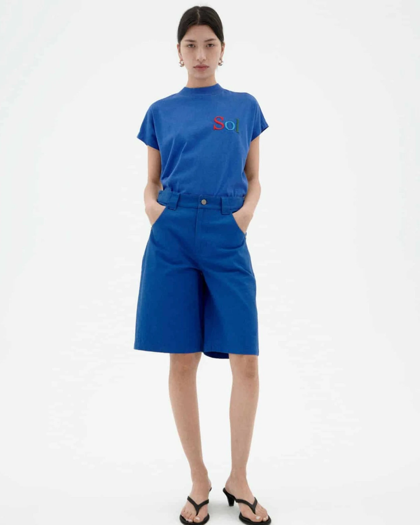 Shorts Tracey Blau – Ansicht 2