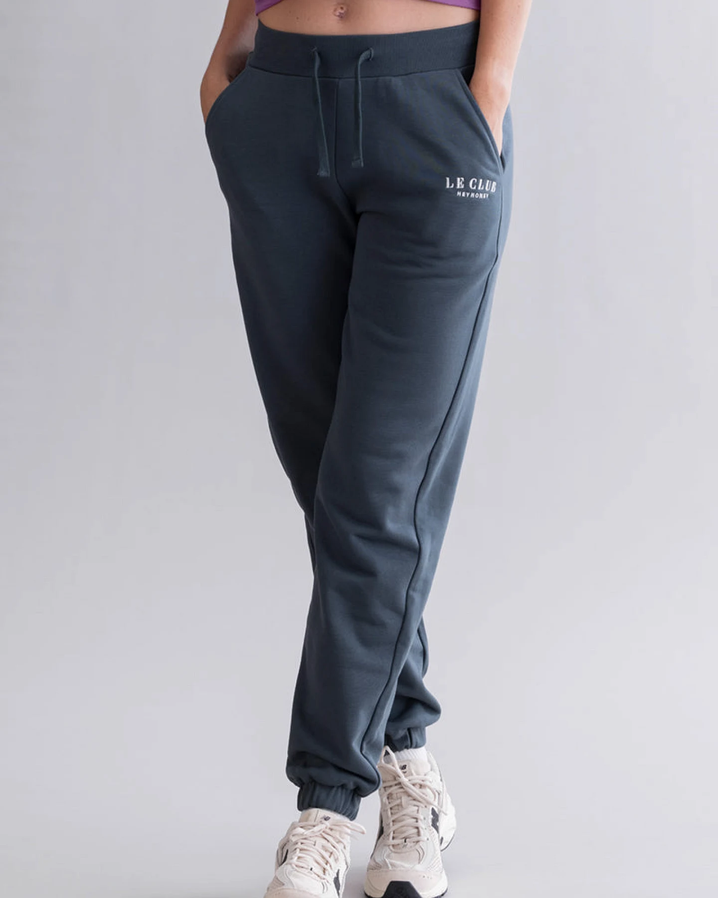Hey Honey Cuff Sweat Pants Le Club - Teal – Ansicht 9