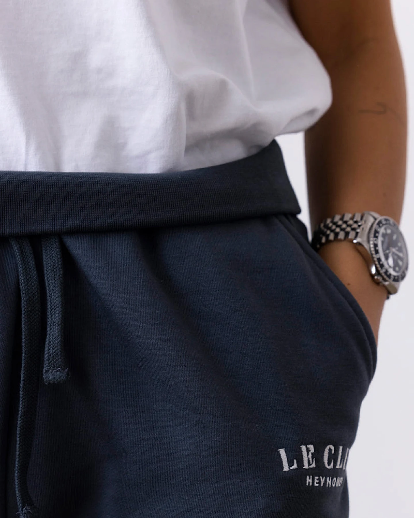 Hey Honey Cuff Sweat Pants Le Club - Teal – Ansicht 10